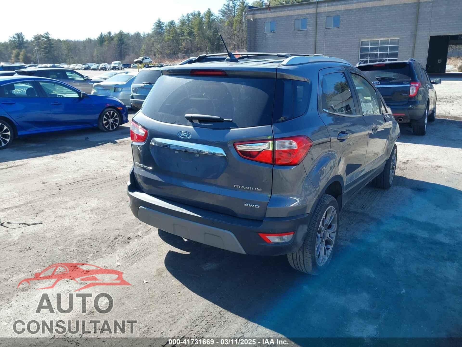 FORD ECOSPORT 2019 - MAJ6S3KL0KC296626