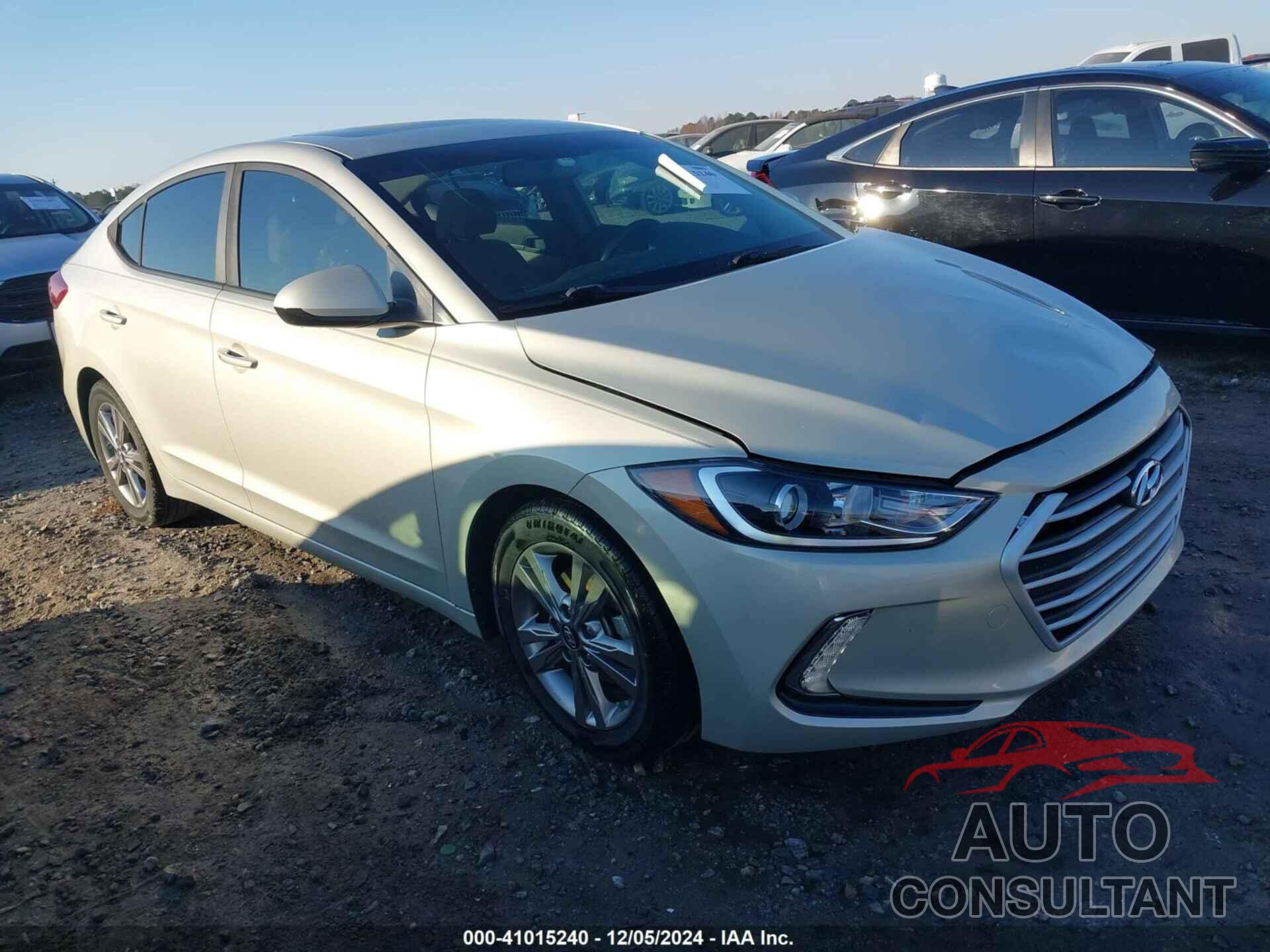 HYUNDAI ELANTRA 2017 - KMHD84LFXHU418101
