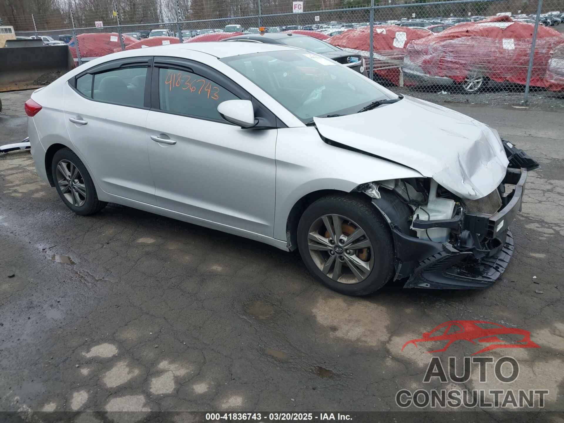 HYUNDAI ELANTRA 2018 - 5NPD84LF3JH226636