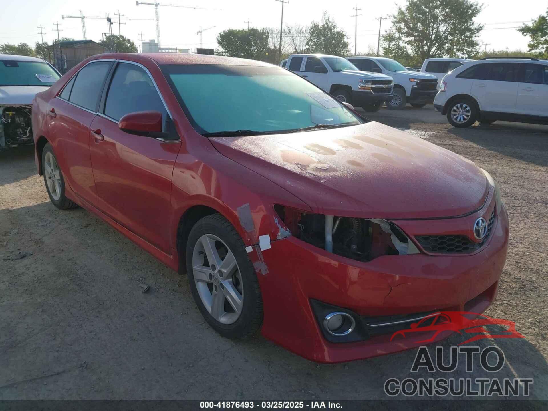TOYOTA CAMRY 2012 - 4T1BF1FK9CU527419