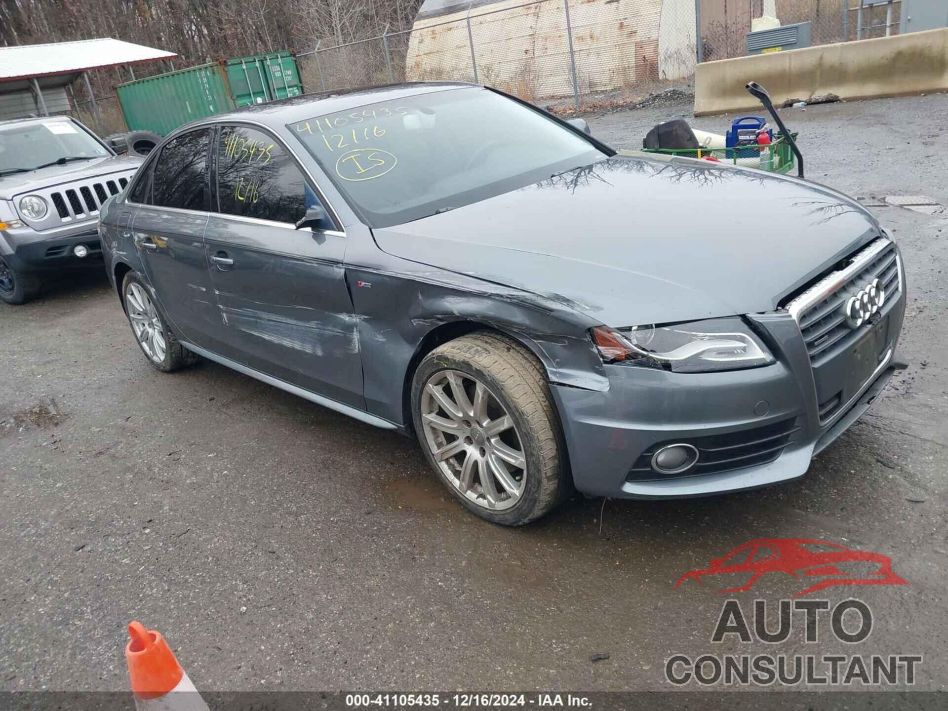 AUDI A4 2012 - WAUFFAFLXCN011012
