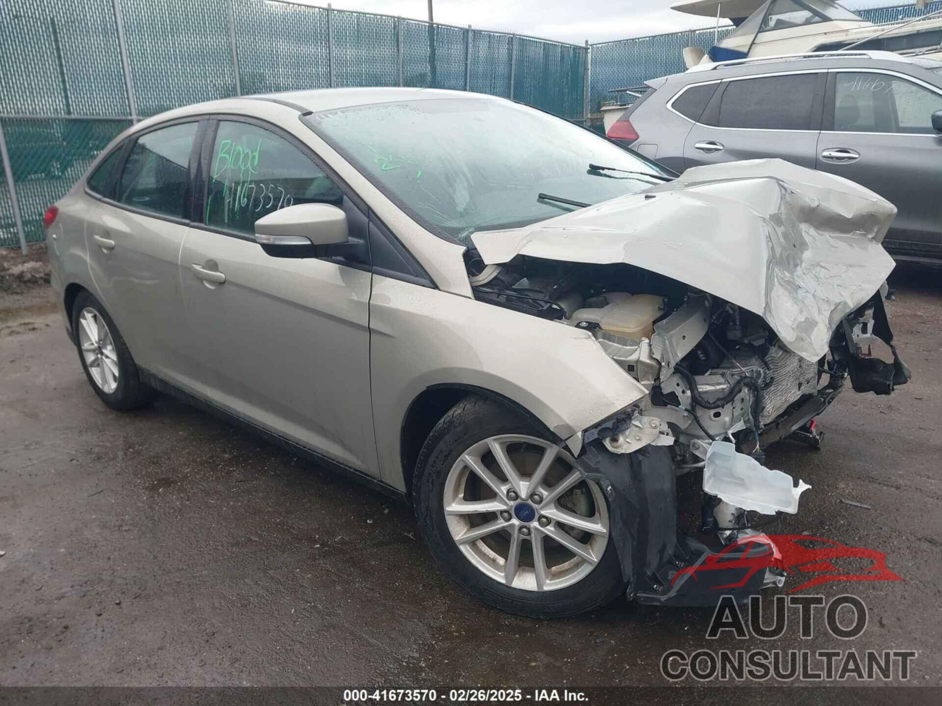 FORD FOCUS 2015 - 1FADP3F28FL254706