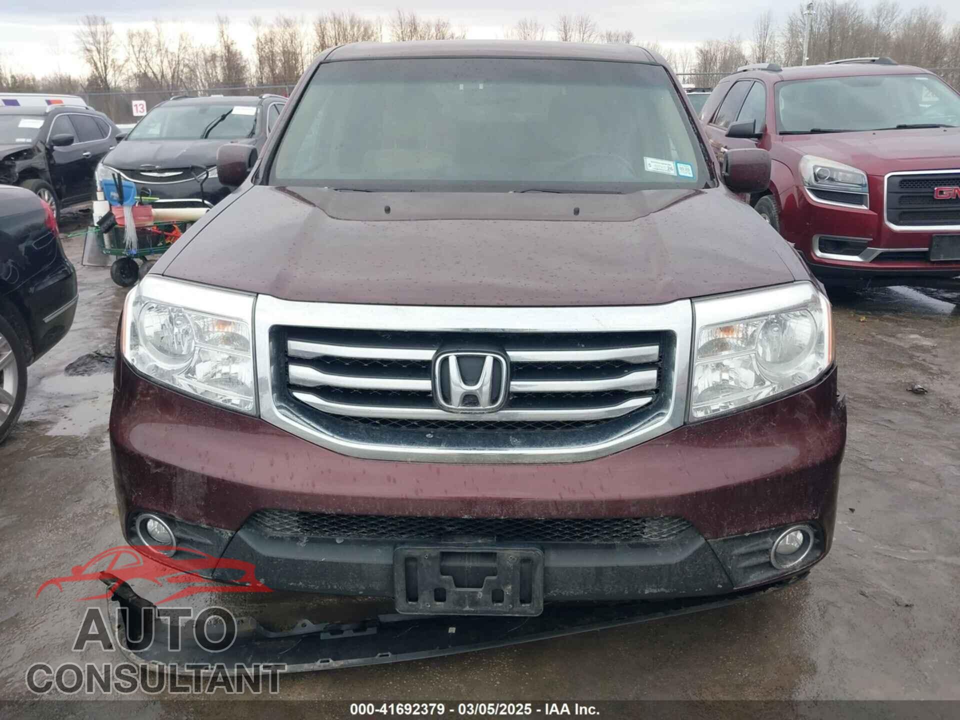 HONDA PILOT 2012 - 5FNYF4H47CB049685