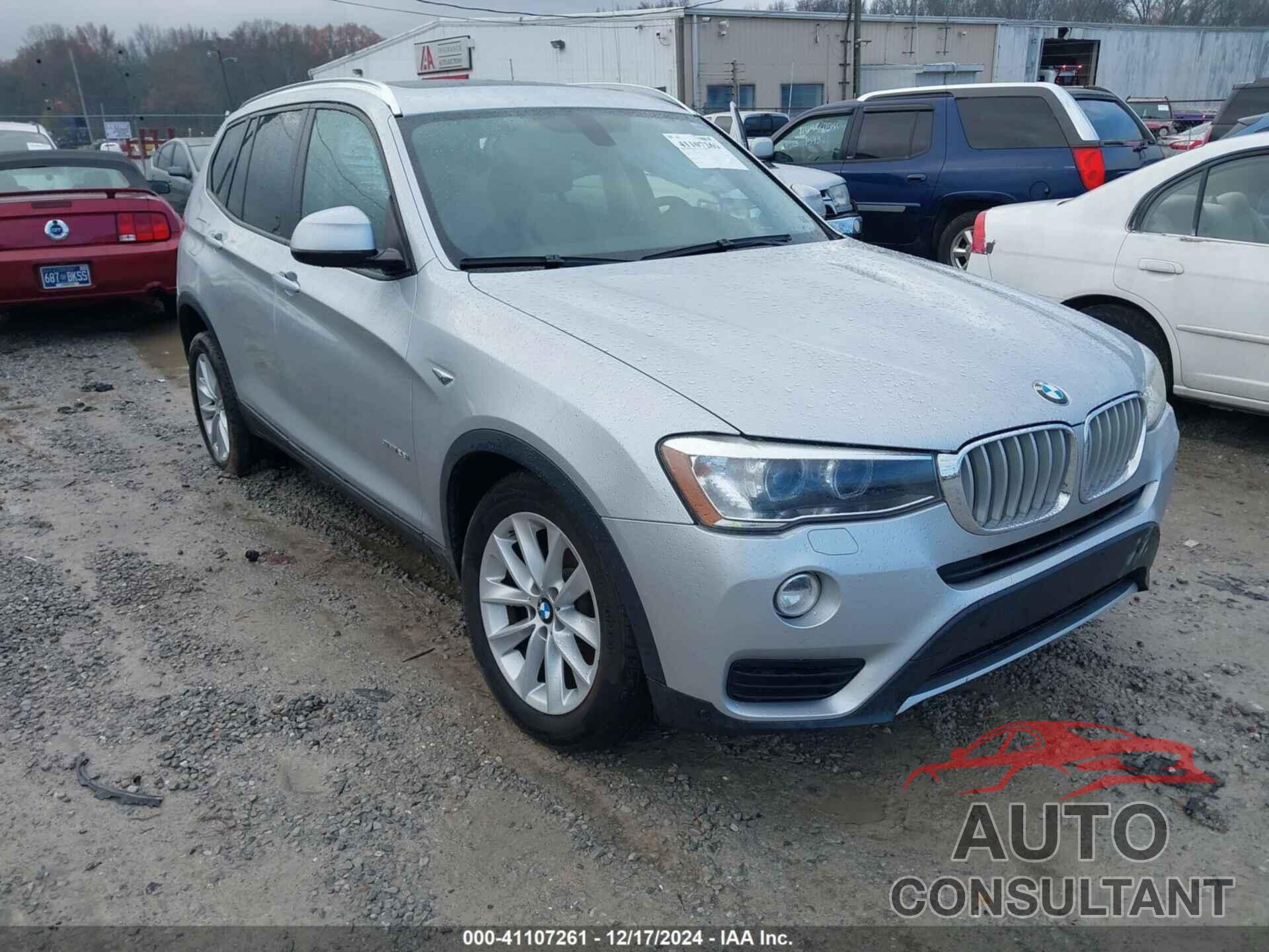 BMW X3 2017 - 5UXWZ7C32H0V89139