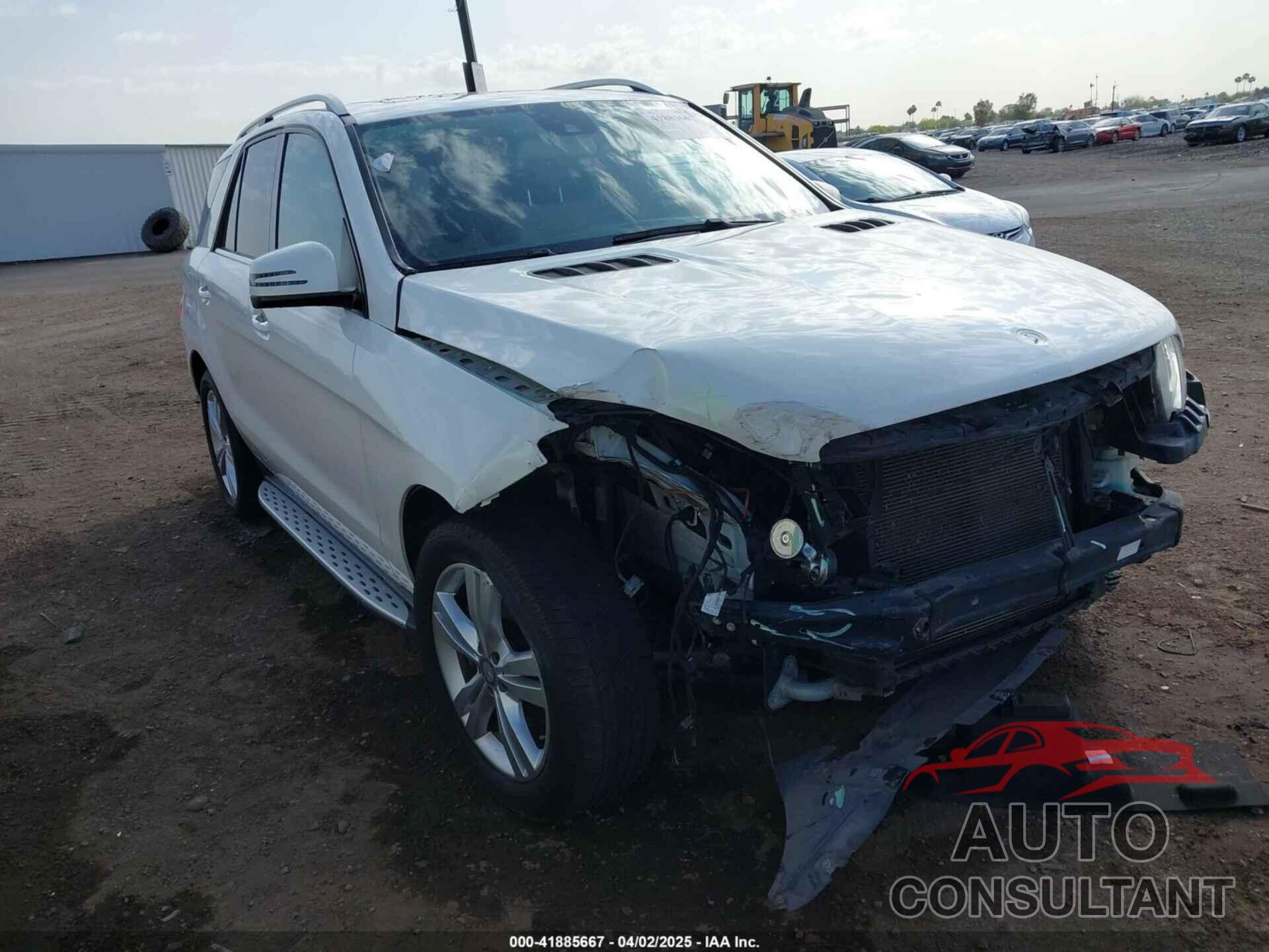 MERCEDES-BENZ ML 350 2015 - 4JGDA5JB3FA534992