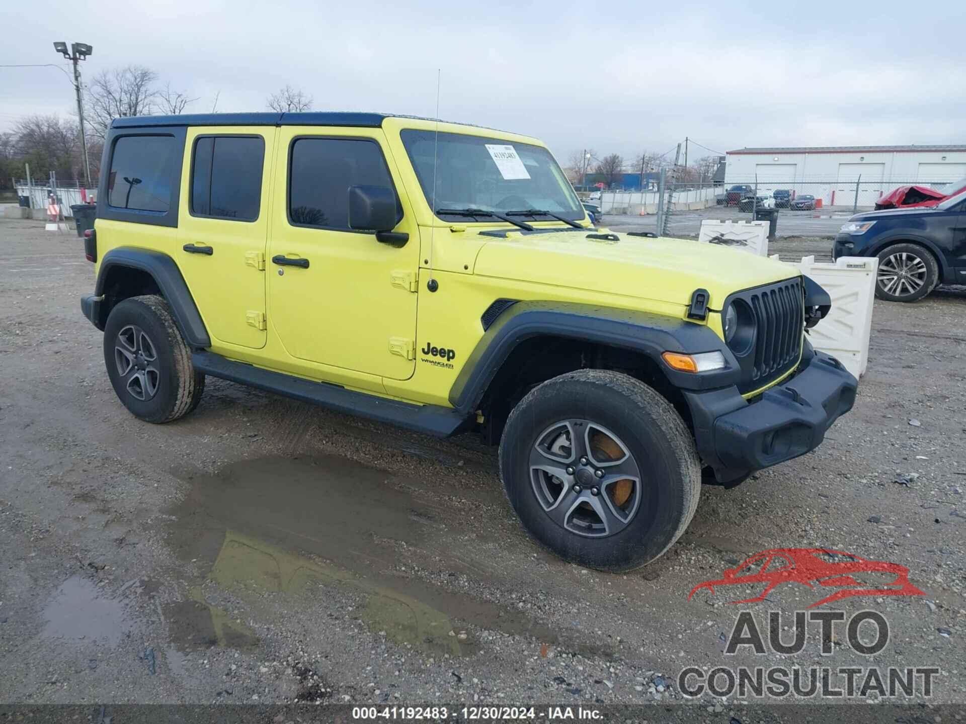 JEEP WRANGLER UNLIMITED 2022 - 1C4HJXDG4NW247185