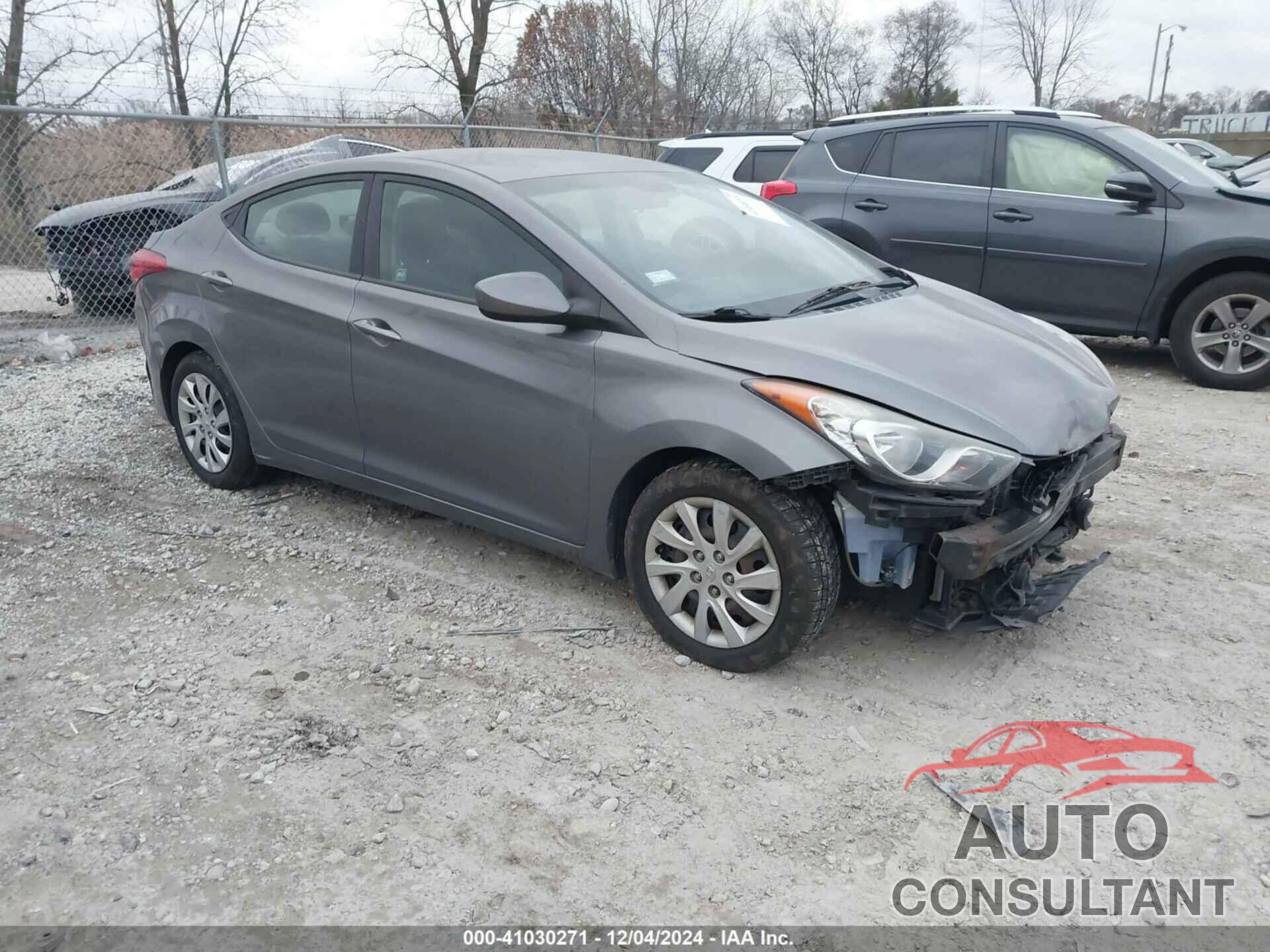 HYUNDAI ELANTRA 2012 - 5NPDH4AE7CH134300