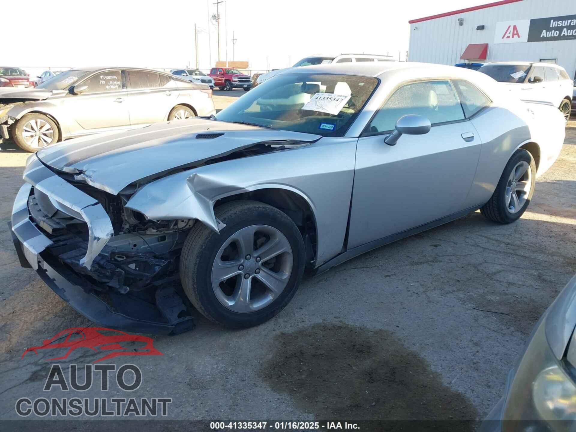 DODGE CHALLENGER 2012 - 2C3CDYAG3CH268508