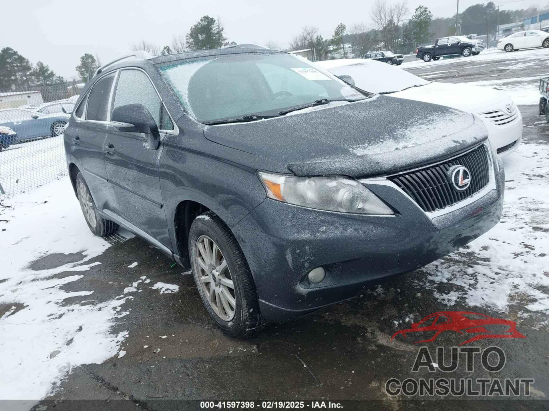 LEXUS RX 350 2010 - 2T2BK1BA2AC017853