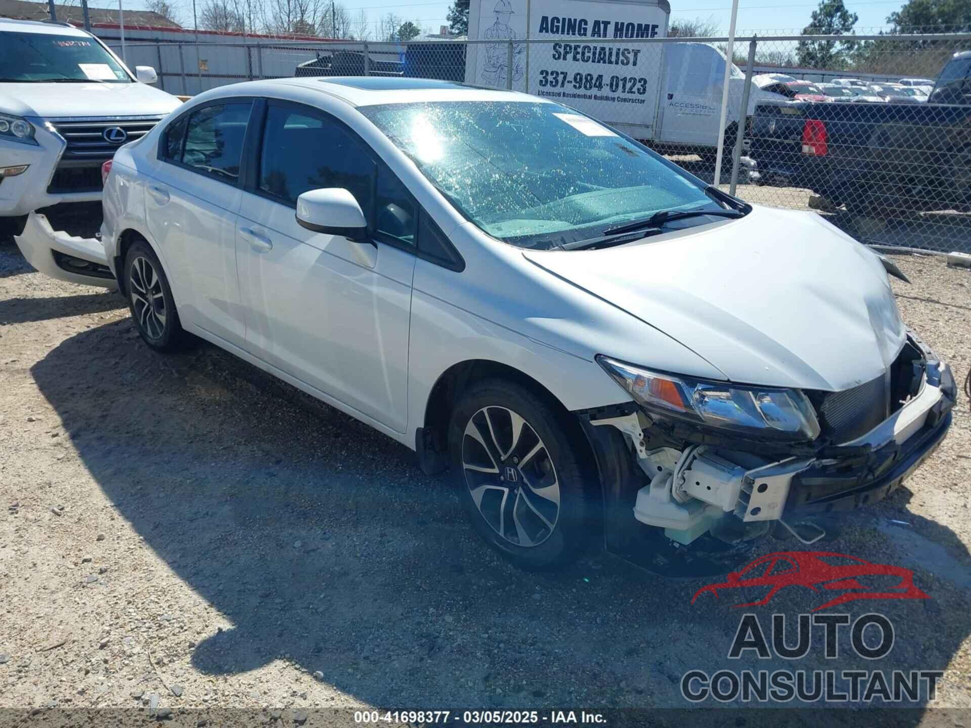 HONDA CIVIC 2013 - 19XFB2F97DE084191