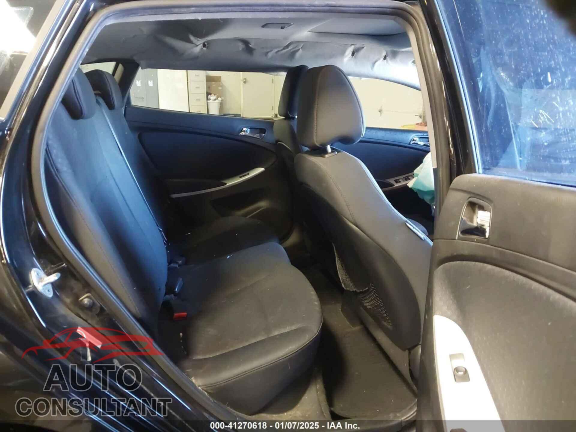 HYUNDAI ACCENT 2013 - KMHCU5AE7DU086135