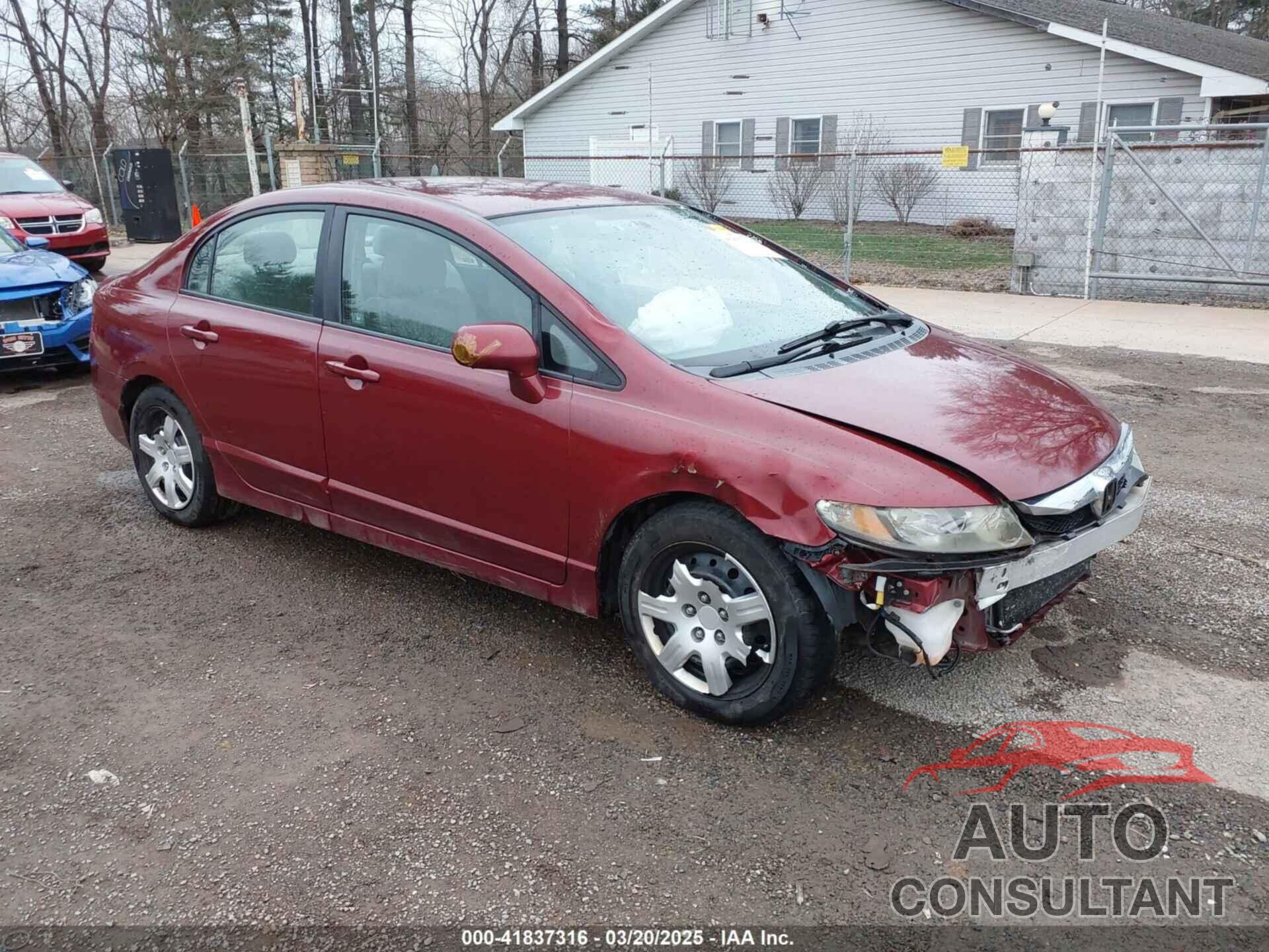 HONDA CIVIC 2009 - 2HGFA16509H545433