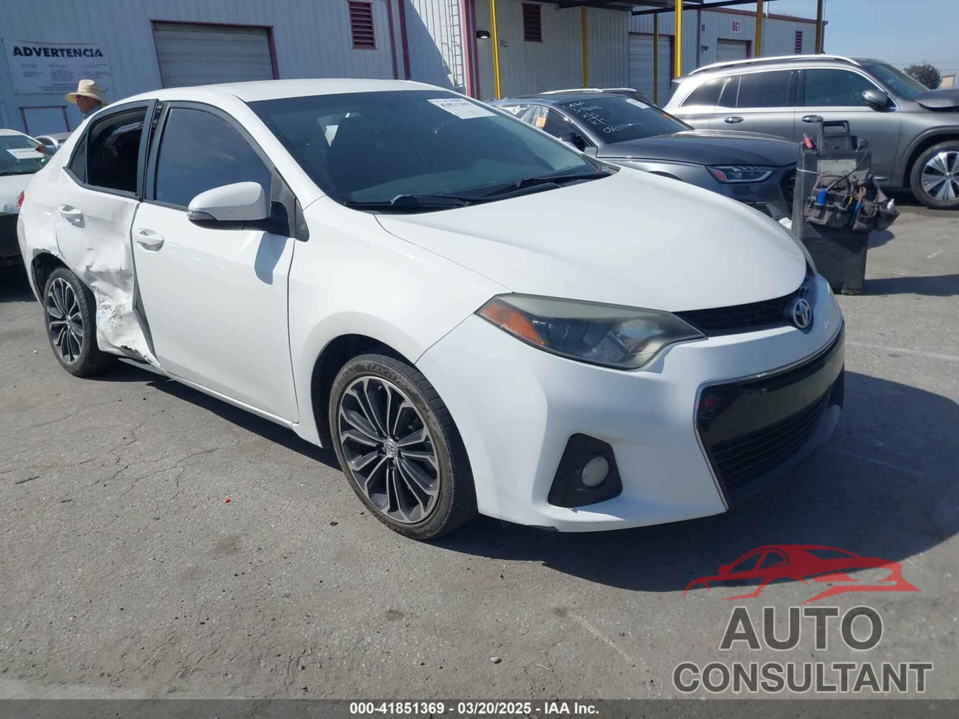 TOYOTA COROLLA 2015 - 5YFBURHEXFP201260