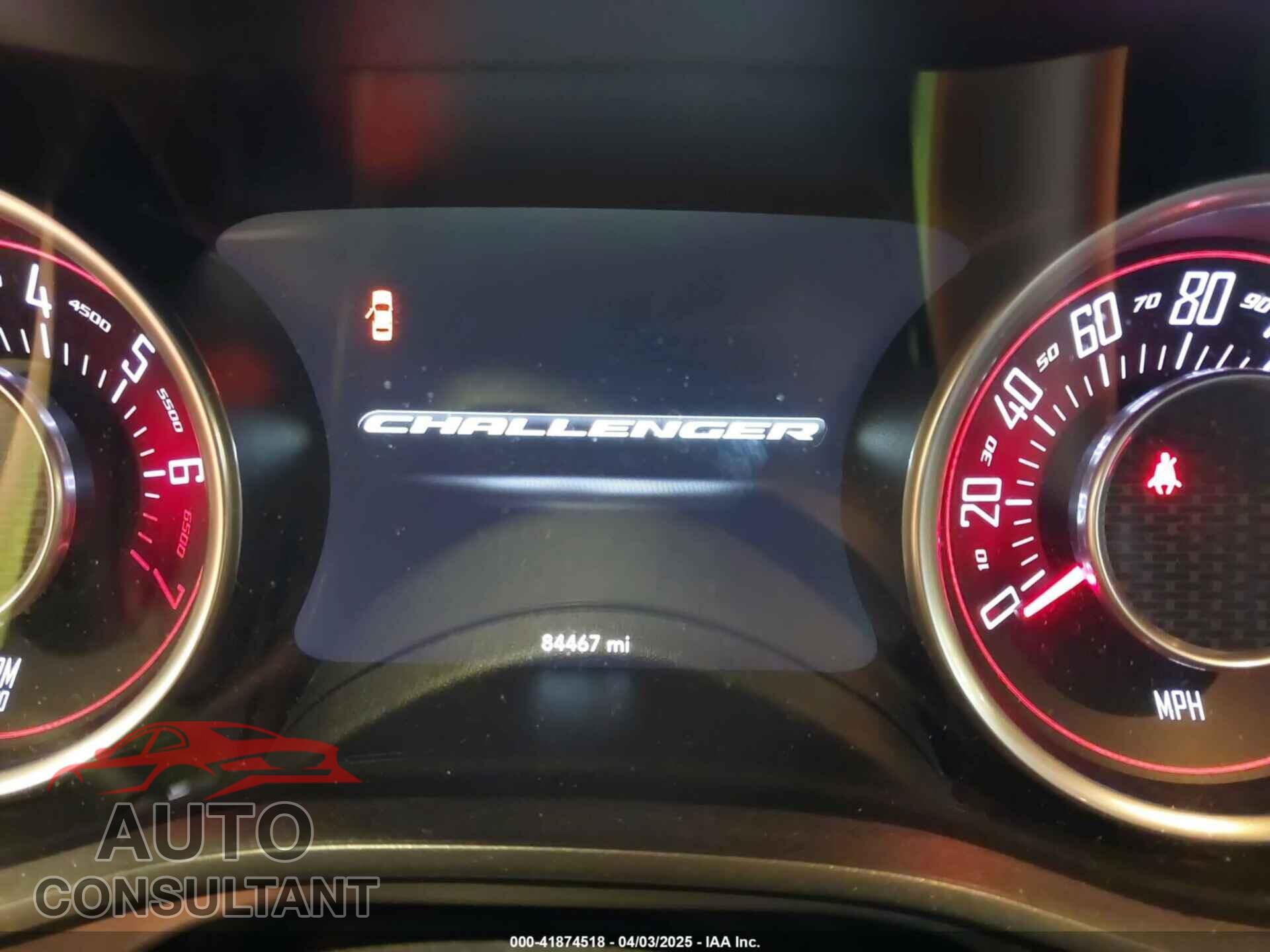 DODGE CHALLENGER 2016 - 2C3CDZAG5GH171905