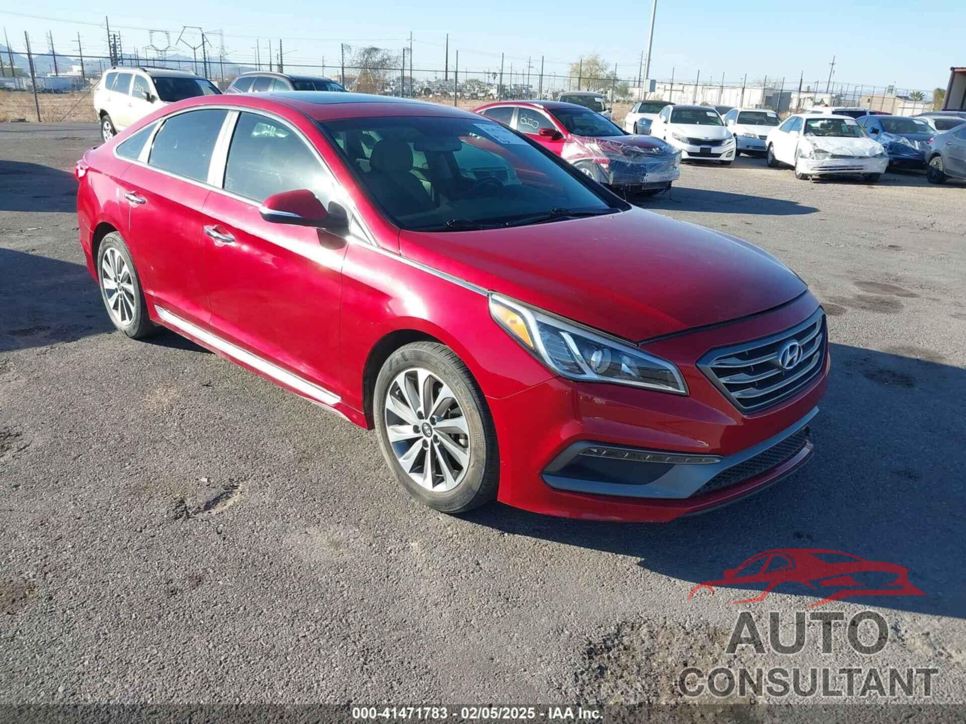 HYUNDAI SONATA 2017 - 5NPE34AF4HH582268