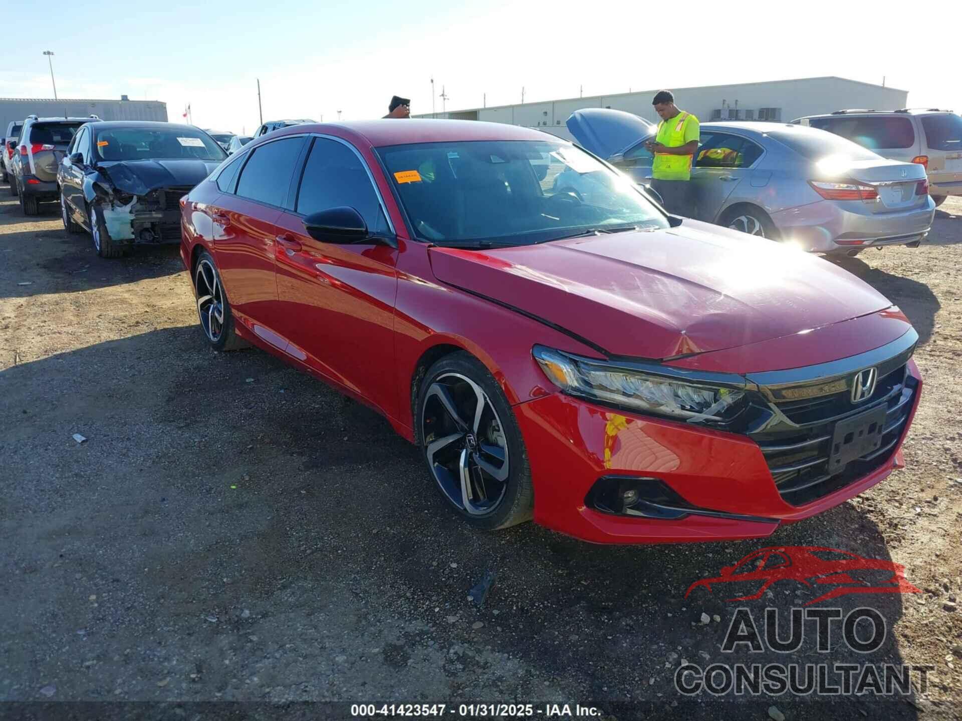 HONDA ACCORD 2021 - 1HGCV1F3XMA098803