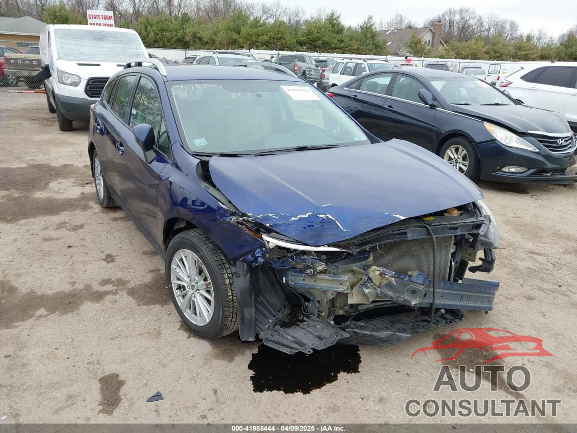 SUBARU IMPREZA 2017 - 4S3GTAB66H3705313