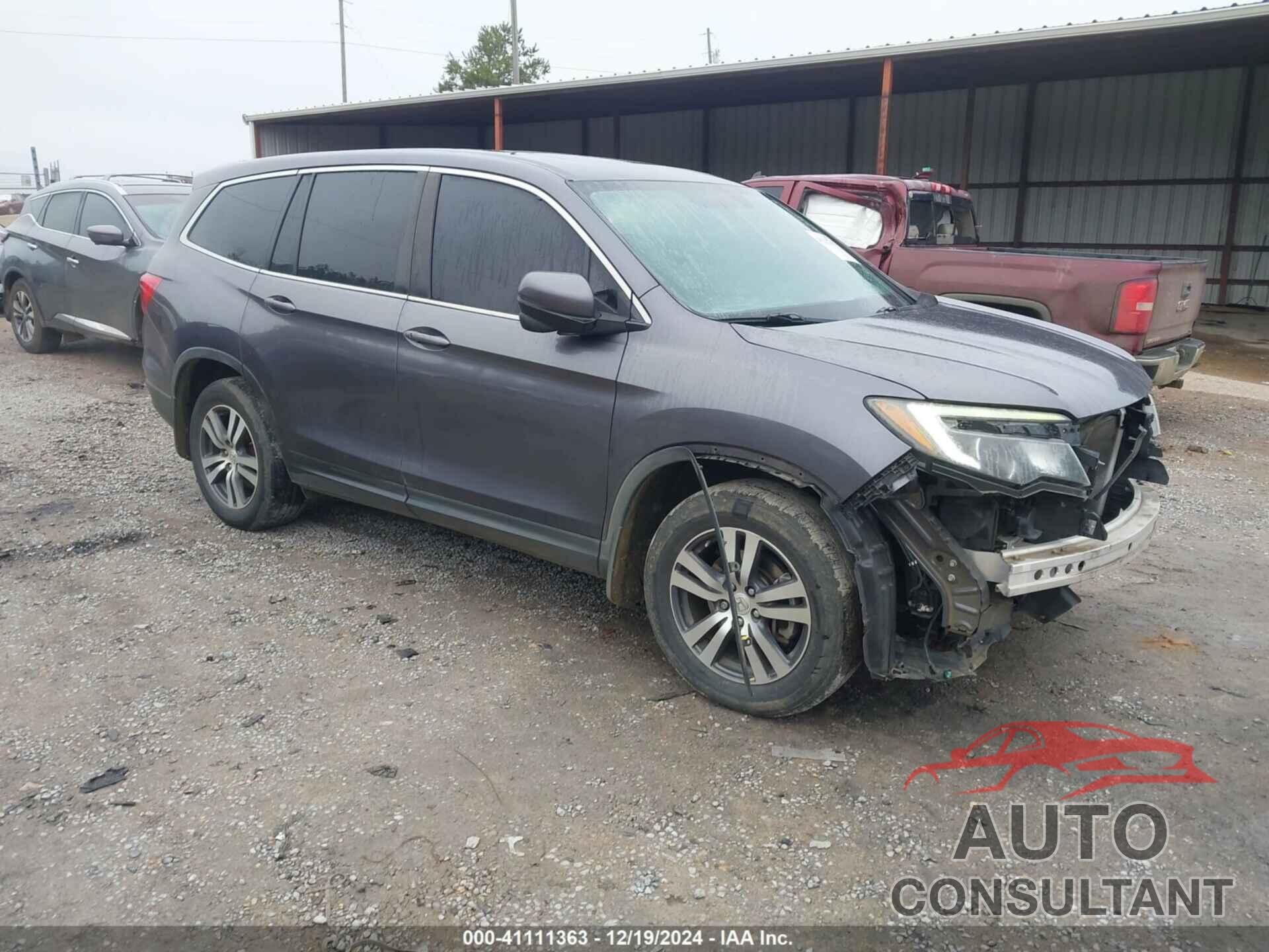 HONDA PILOT 2017 - 5FNYF5H57HB027322