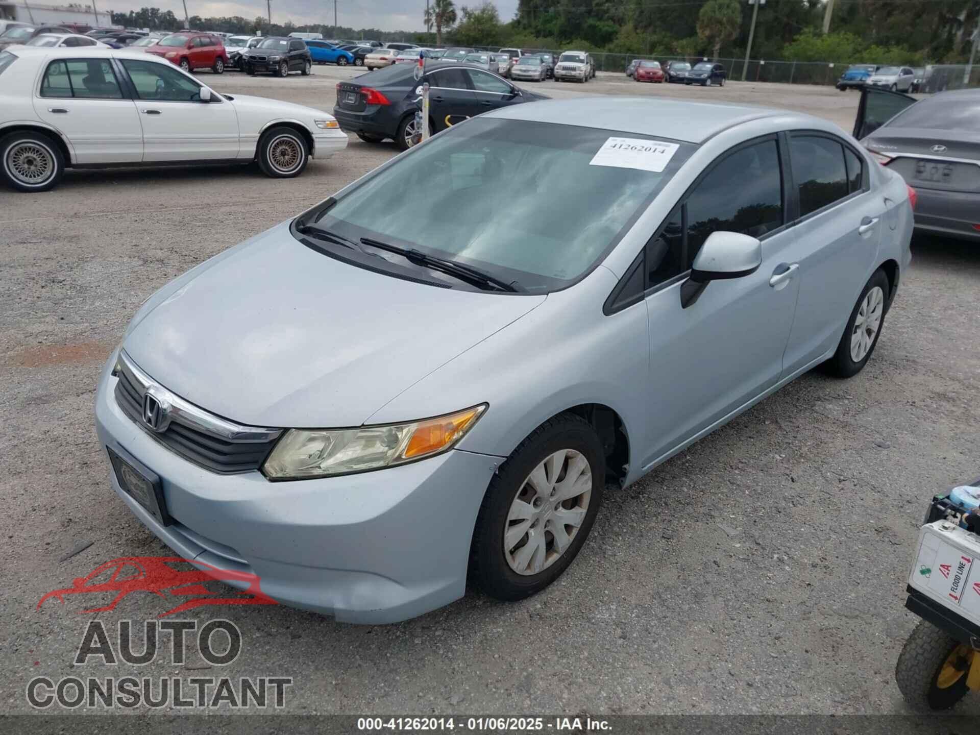 HONDA CIVIC SDN 2012 - 2HGFB2F51CH600028