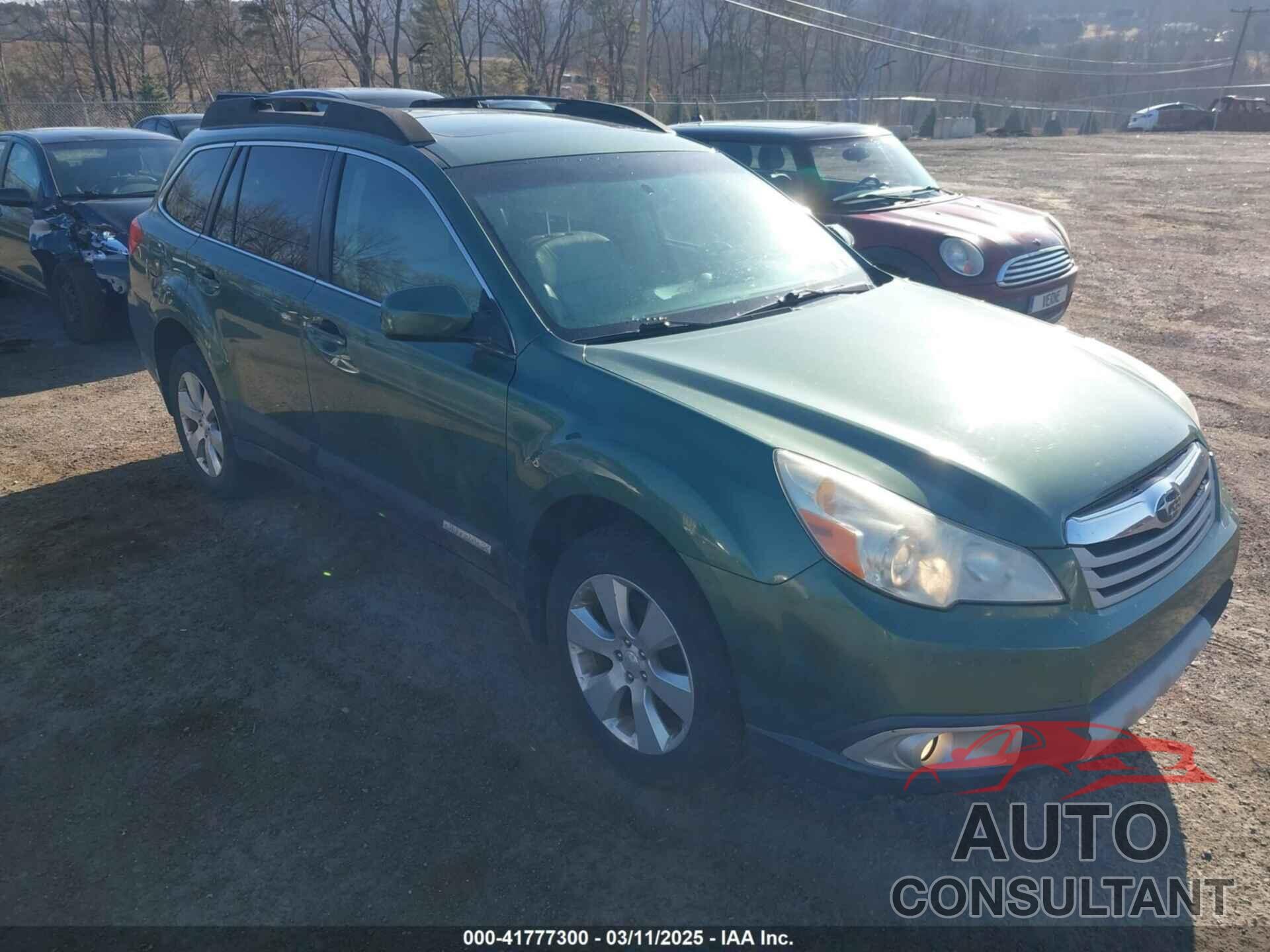 SUBARU OUTBACK 2010 - 4S4BRBKC8A3367239