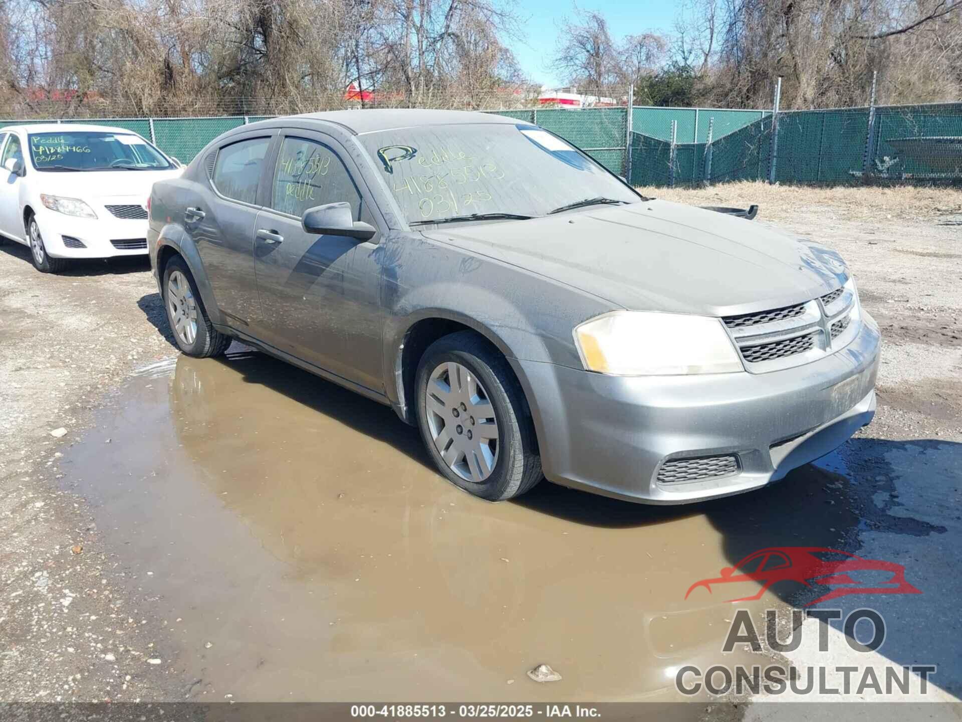 DODGE AVENGER 2013 - 1C3CDZAB8DN531045