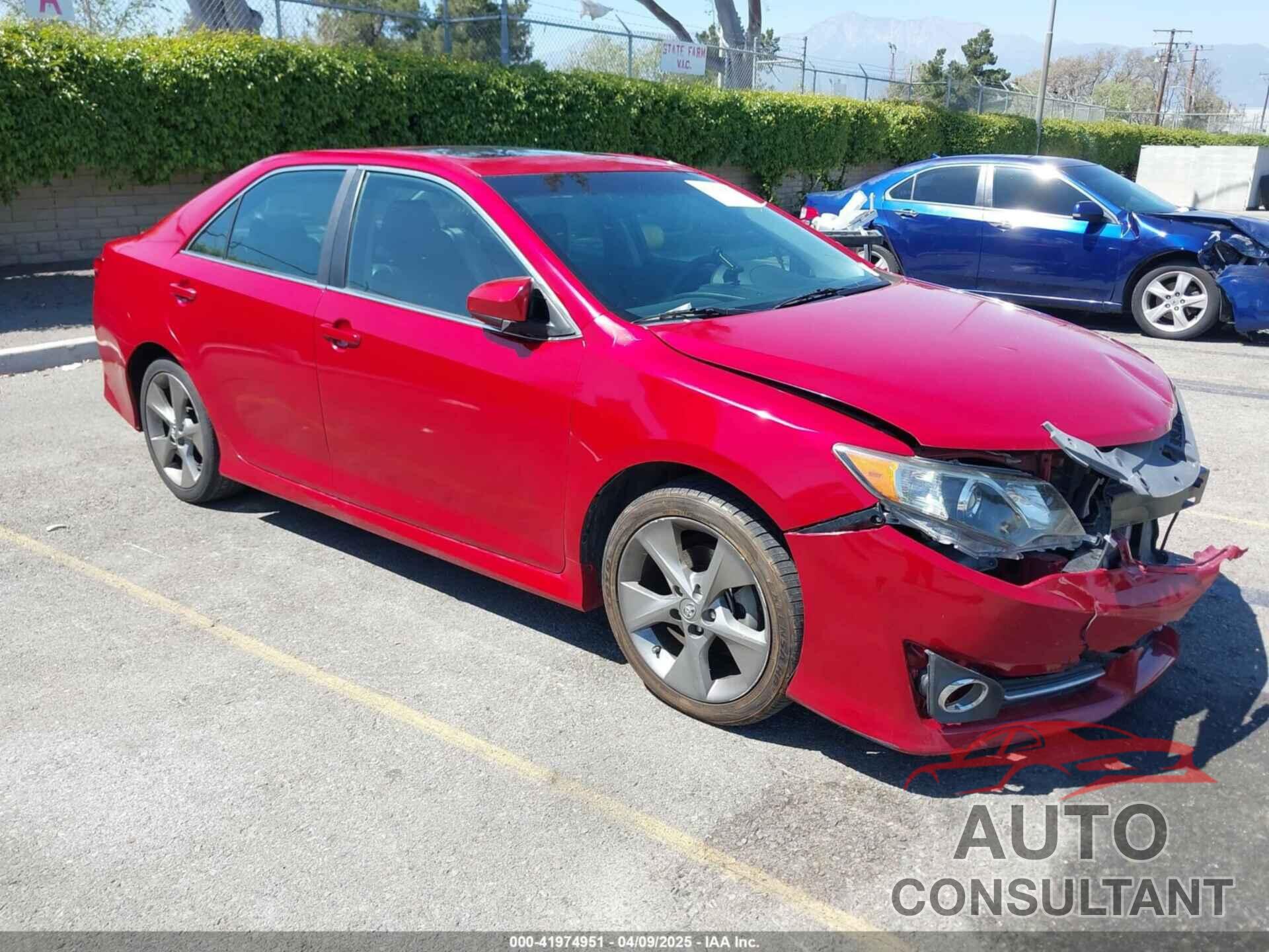 TOYOTA CAMRY 2012 - 4T1BF1FK1CU618247