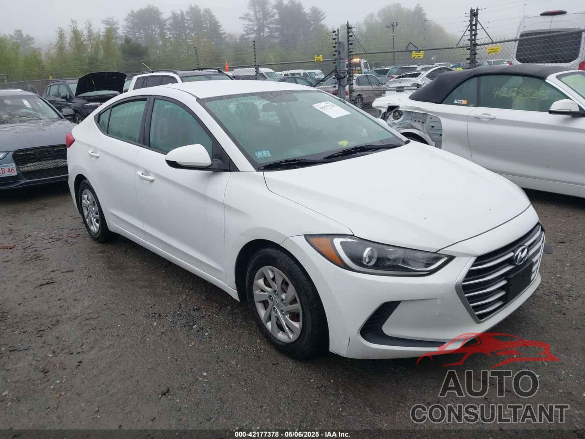 HYUNDAI ELANTRA 2017 - 5NPD74LF6HH114135