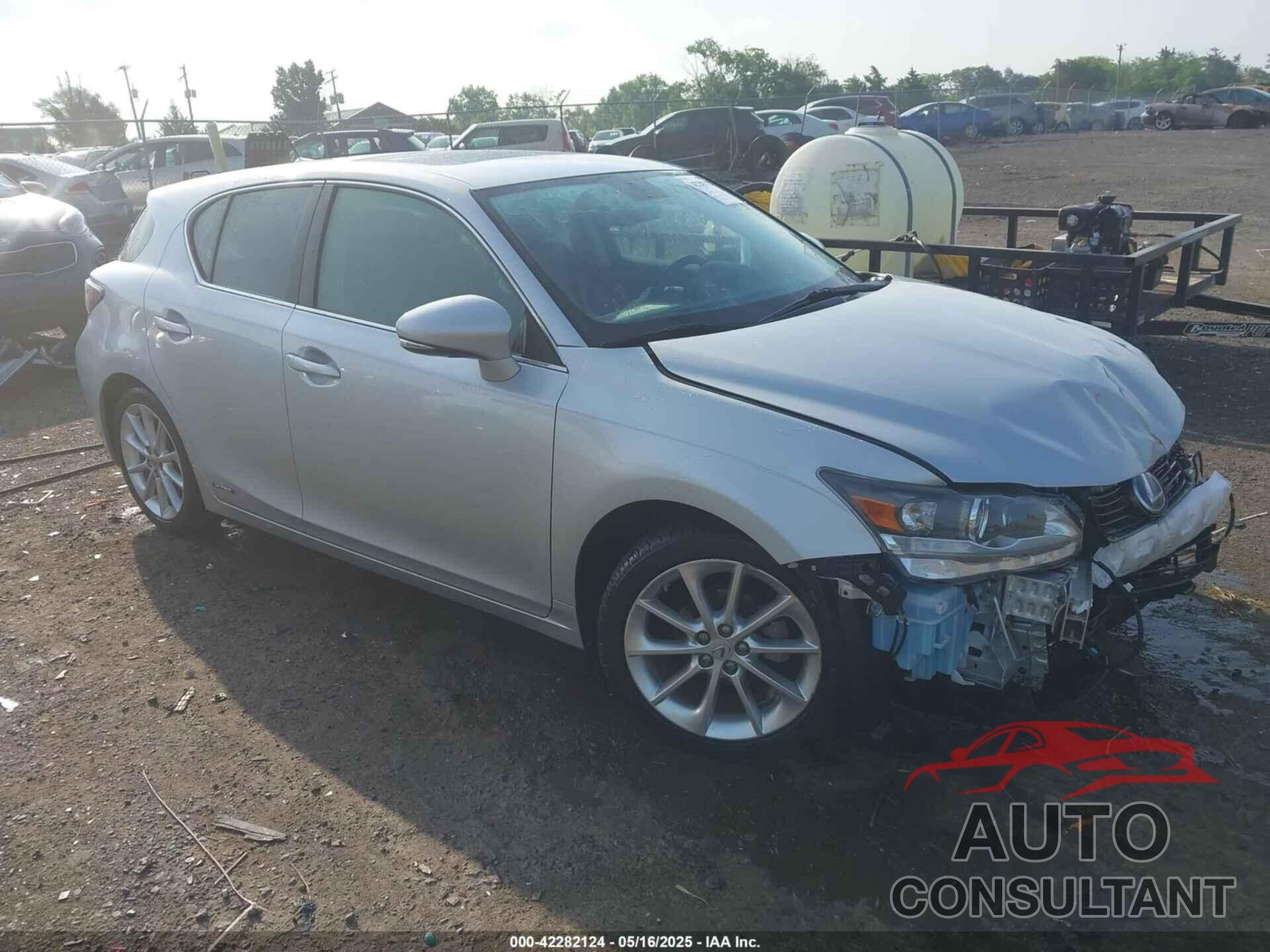LEXUS CT 2012 - JTHKD5BH6C2089061