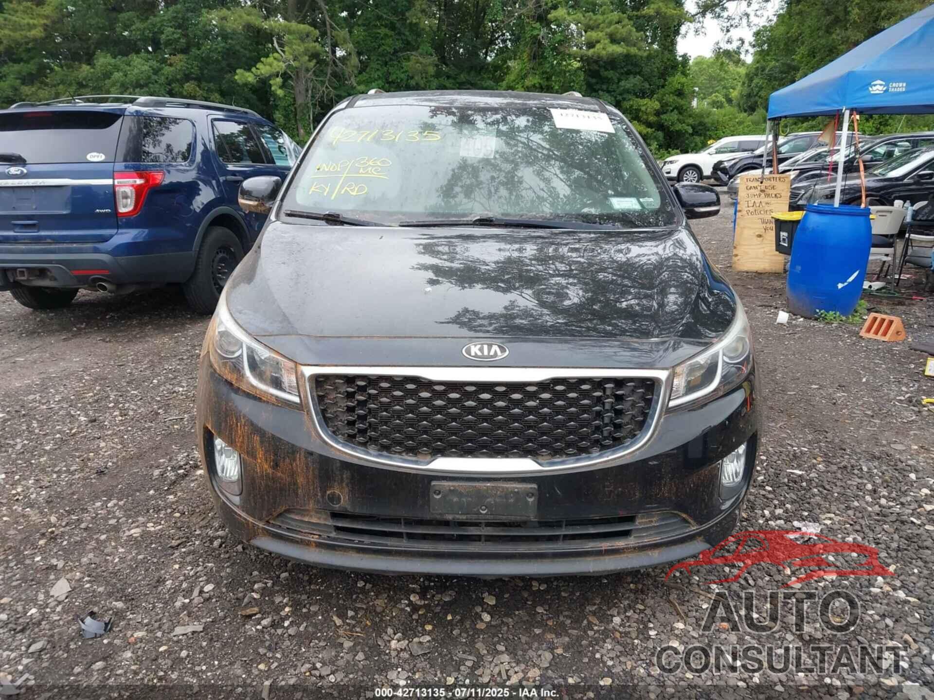 KIA SEDONA 2016 - KNDMC5C14G6113631
