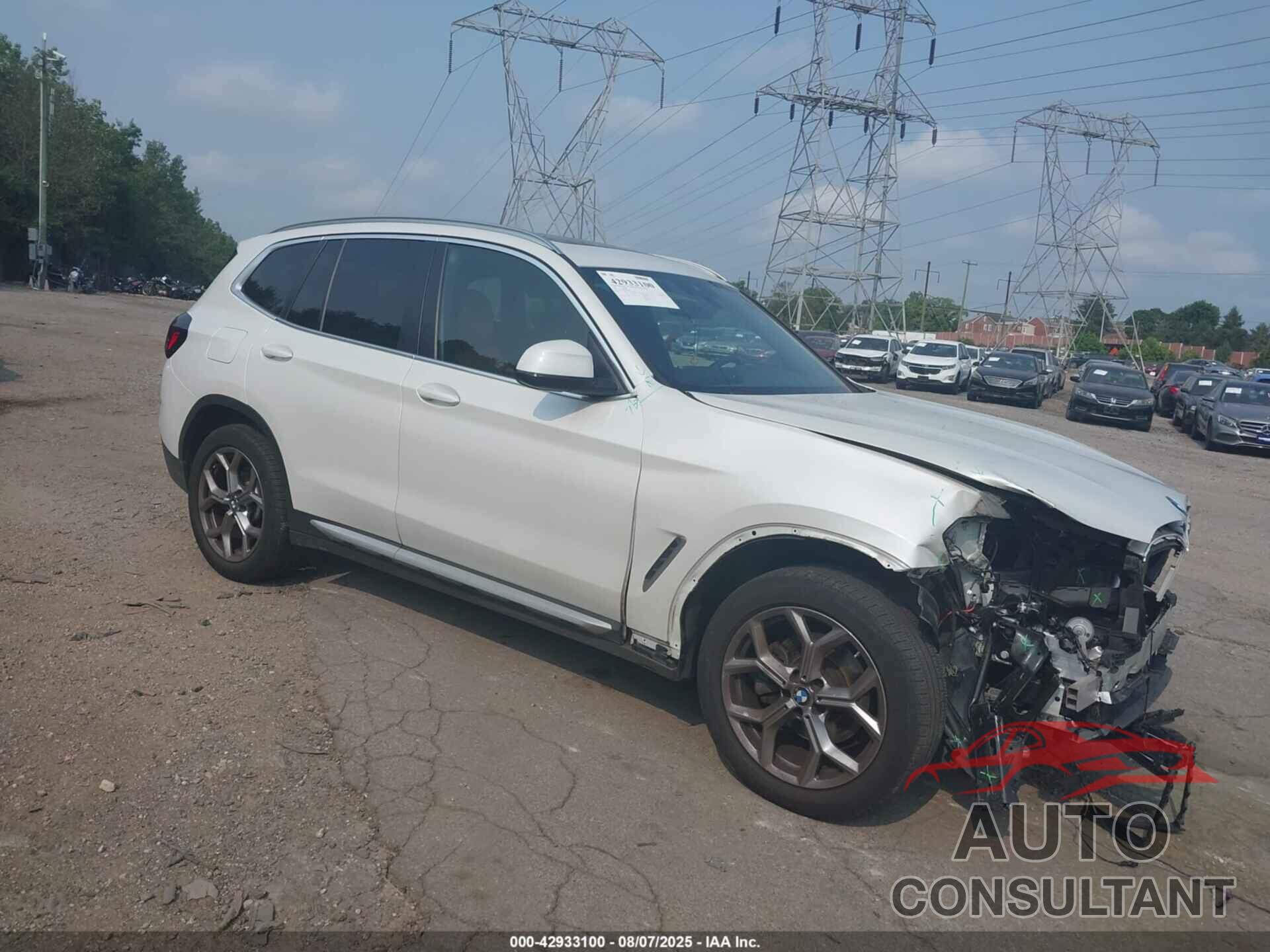 BMW X3 2022 - 5UX53DP01N9N20588