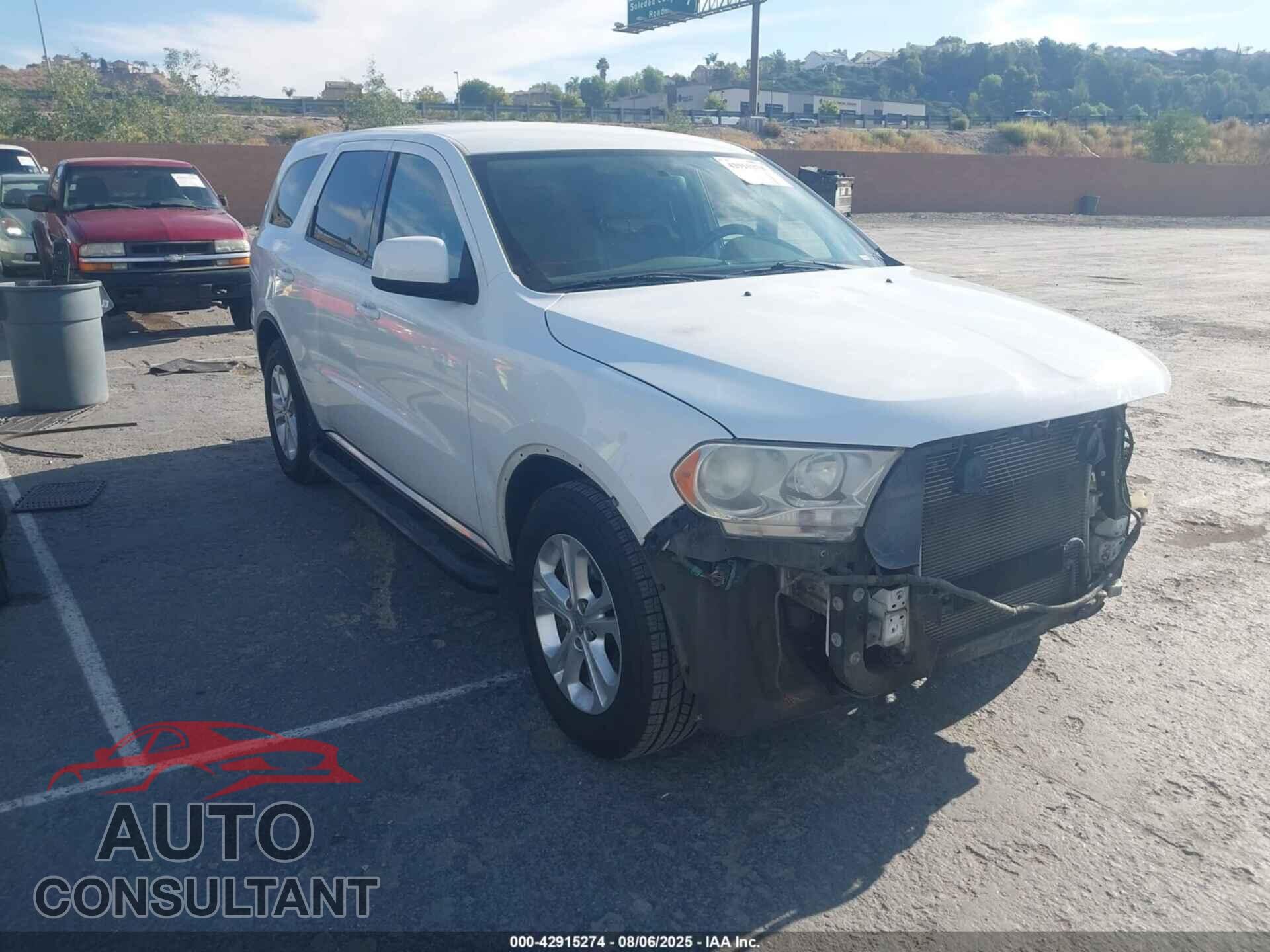 DODGE DURANGO 2013 - 1C4RDJAG3DC666058