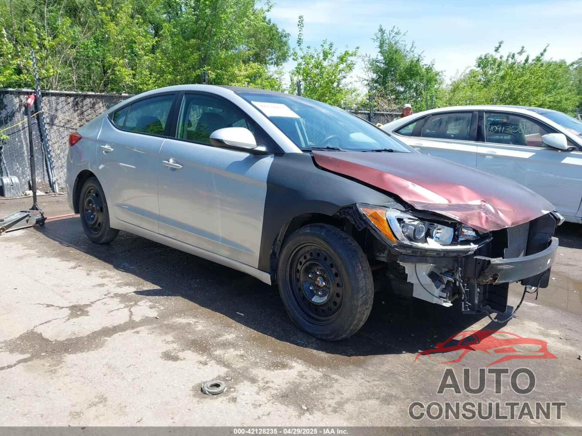 HYUNDAI ELANTRA 2017 - KMHD84LF6HU227906
