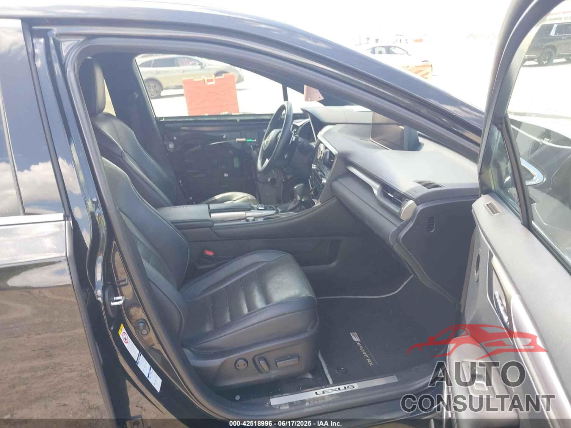 LEXUS RX 350 2018 - 2T2BZMCA6JC149333