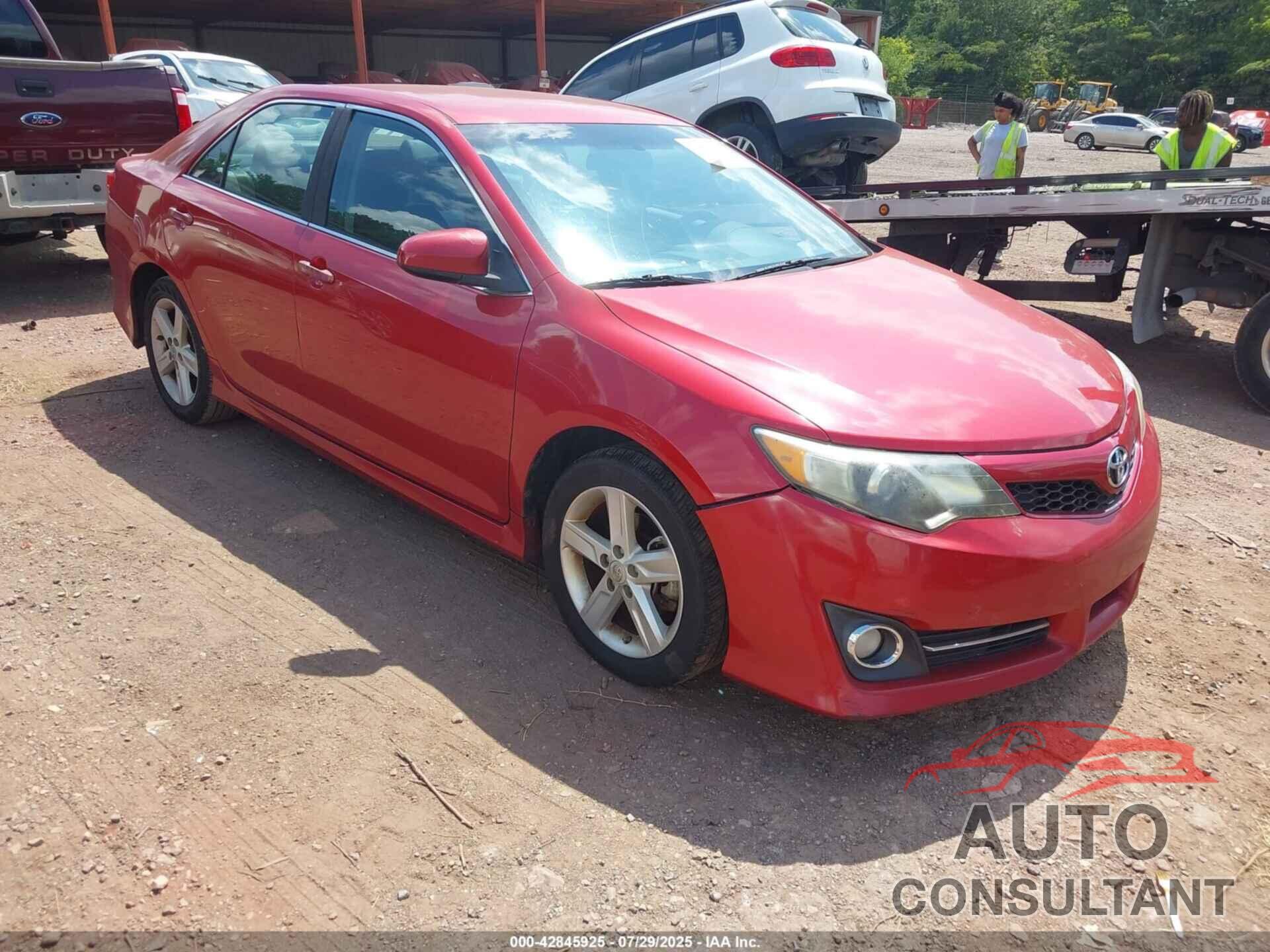 TOYOTA CAMRY 2012 - 4T1BF1FK1CU603585