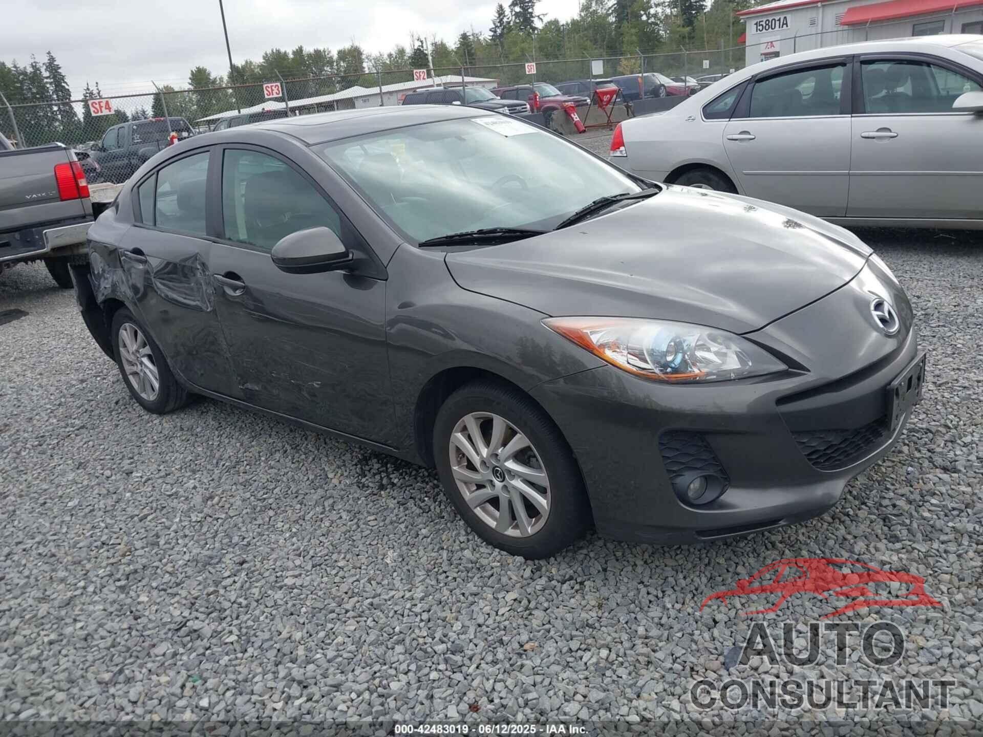 MAZDA MAZDA3 2013 - JM1BL1W7XD1721971