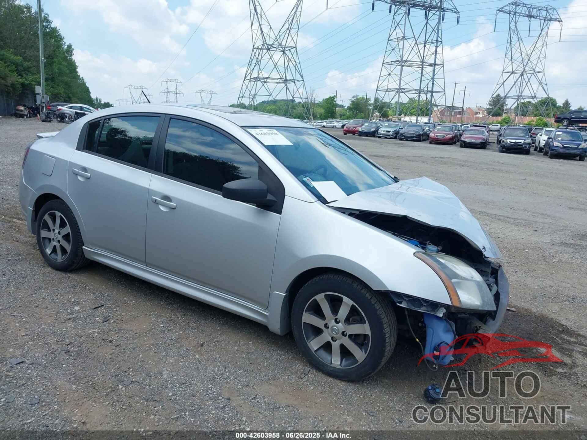 NISSAN SENTRA 2012 - 3N1AB6AP5CL779533