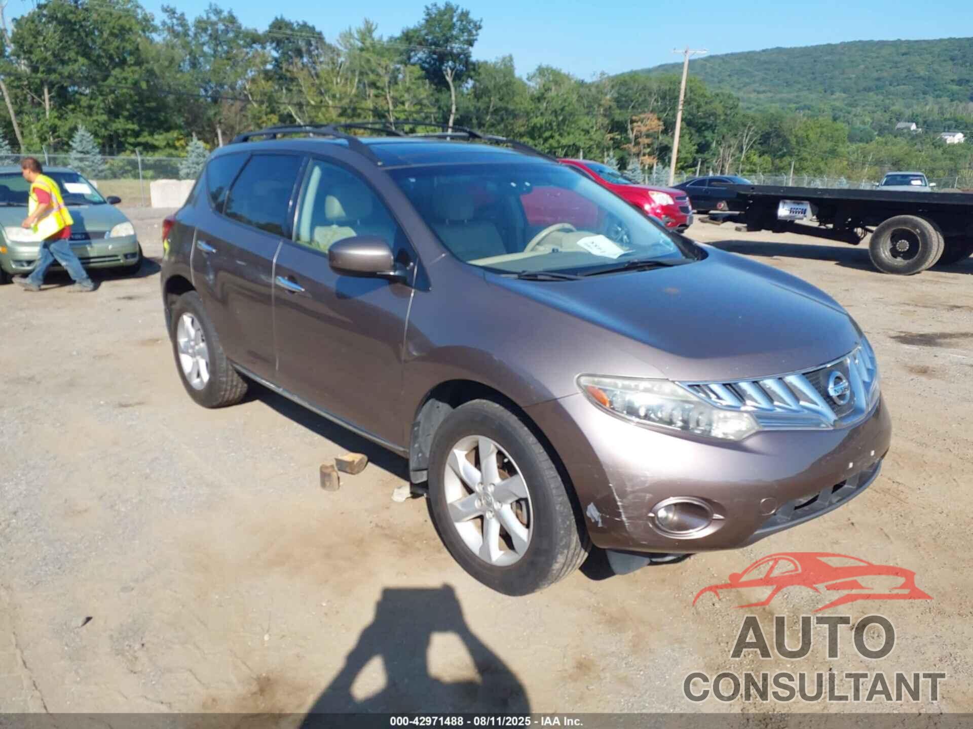 NISSAN MURANO 2010 - JN8AZ1MW1AW139605