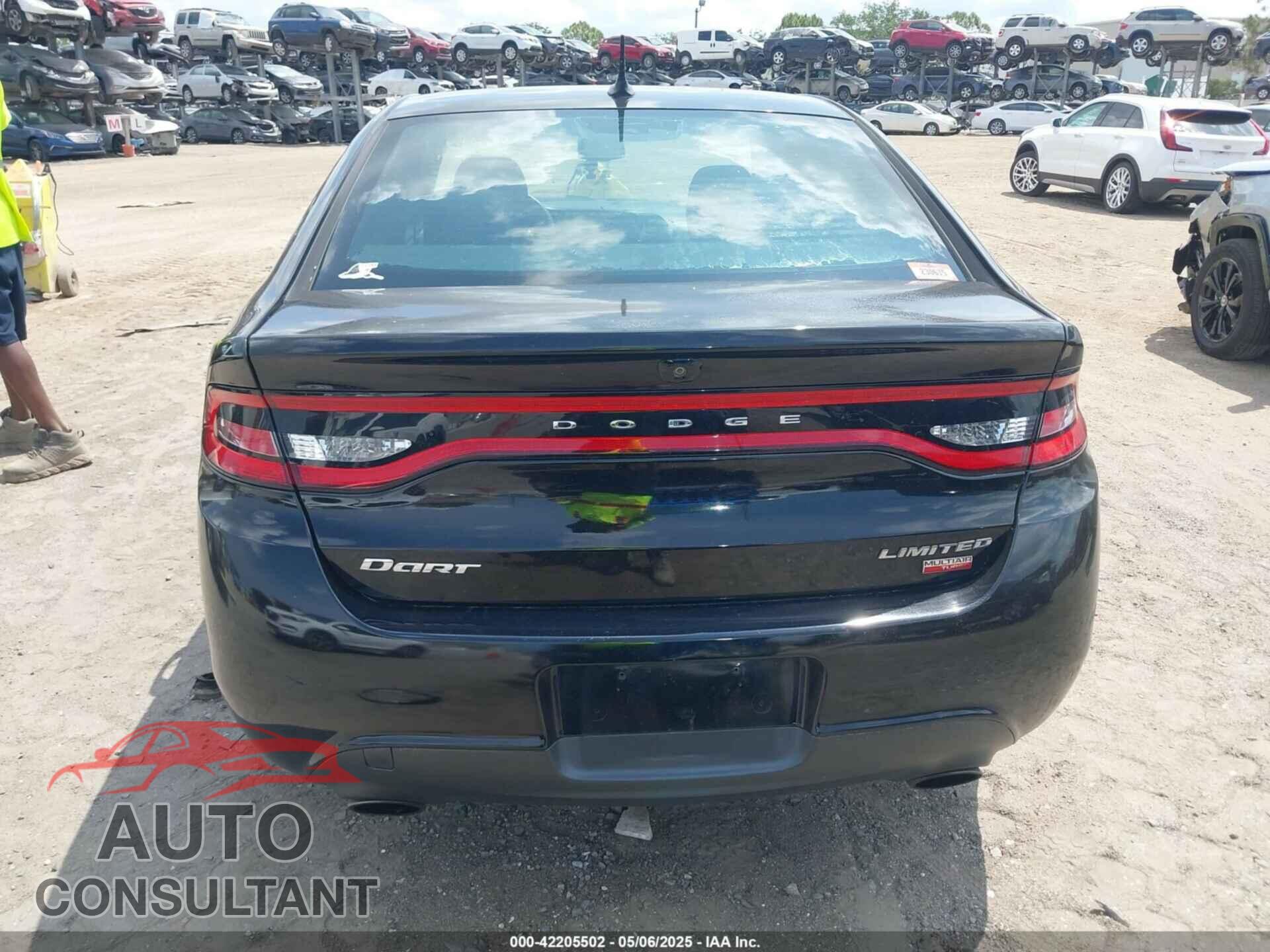 DODGE DART 2013 - 1C3CDFCH8DD309935