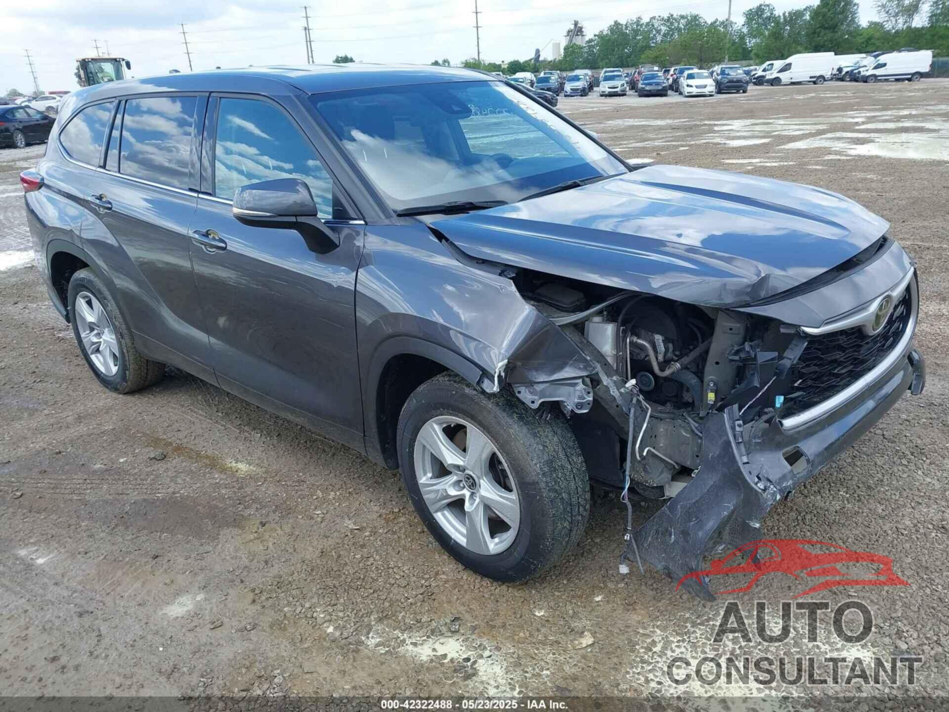 TOYOTA HIGHLANDER 2021 - 5TDCZRAH6MS538197