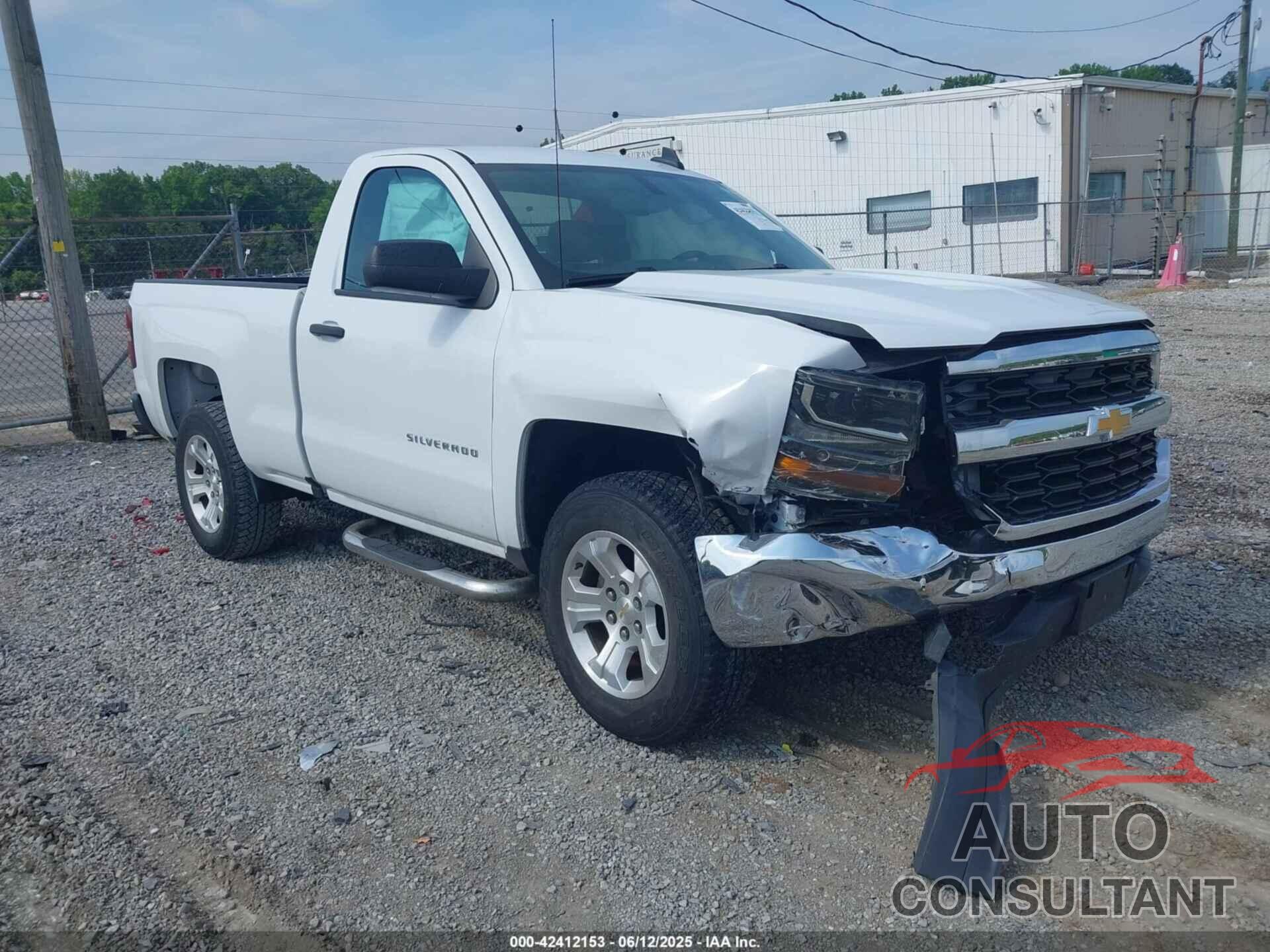 CHEVROLET SILVERADO 1500 2016 - 1GCNCNEH4GZ409942
