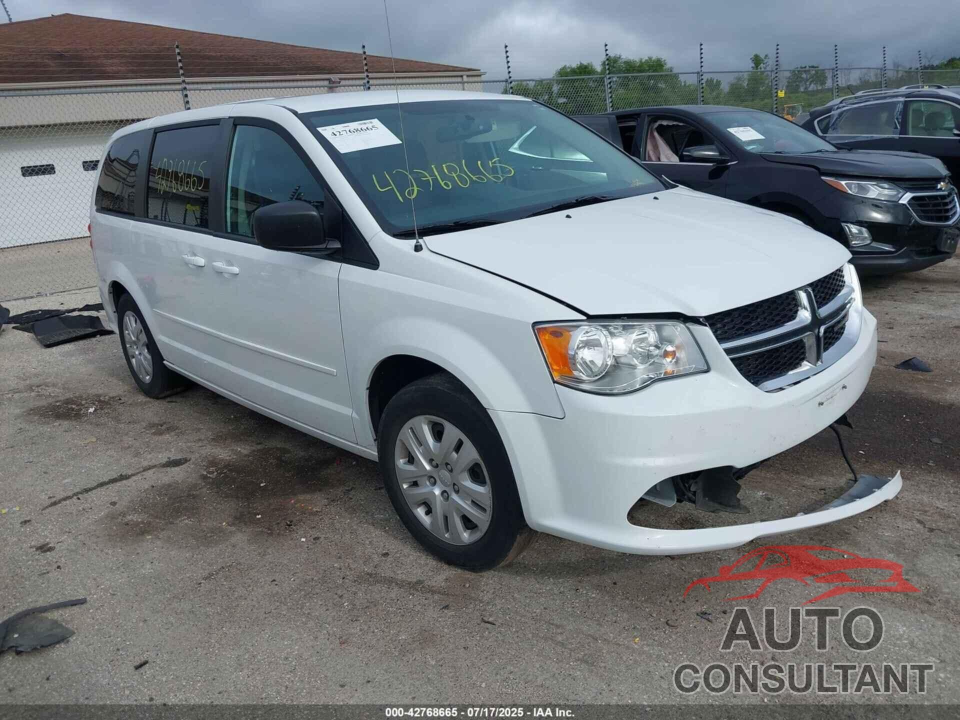 DODGE GRAND CARAVAN 2016 - 2C4RDGBG3GR366047
