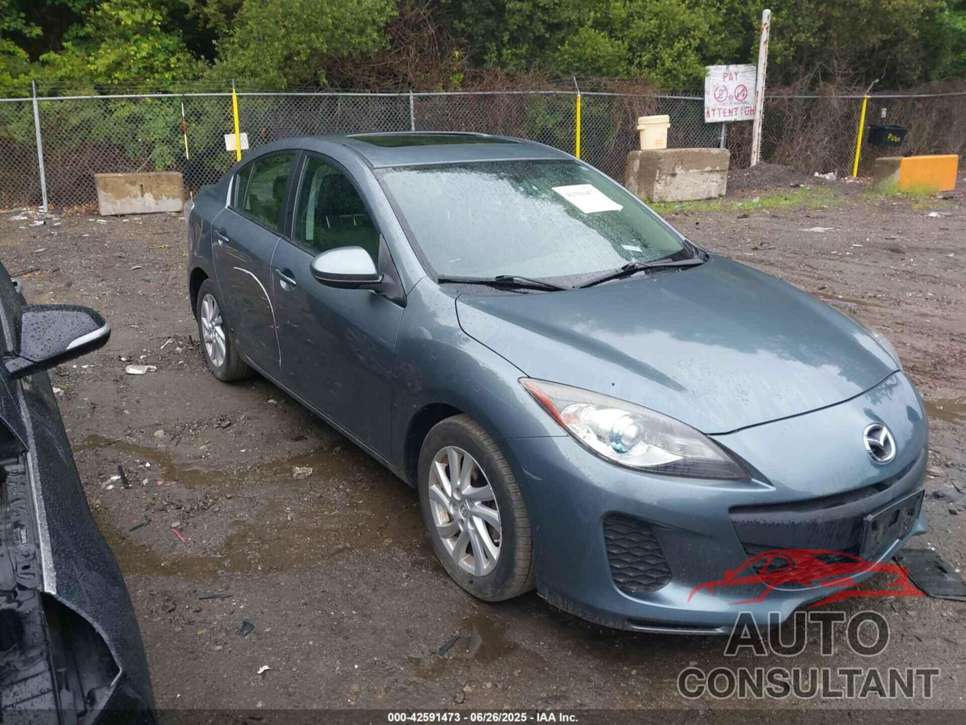 MAZDA MAZDA3 2012 - JM1BL1W87C1662837