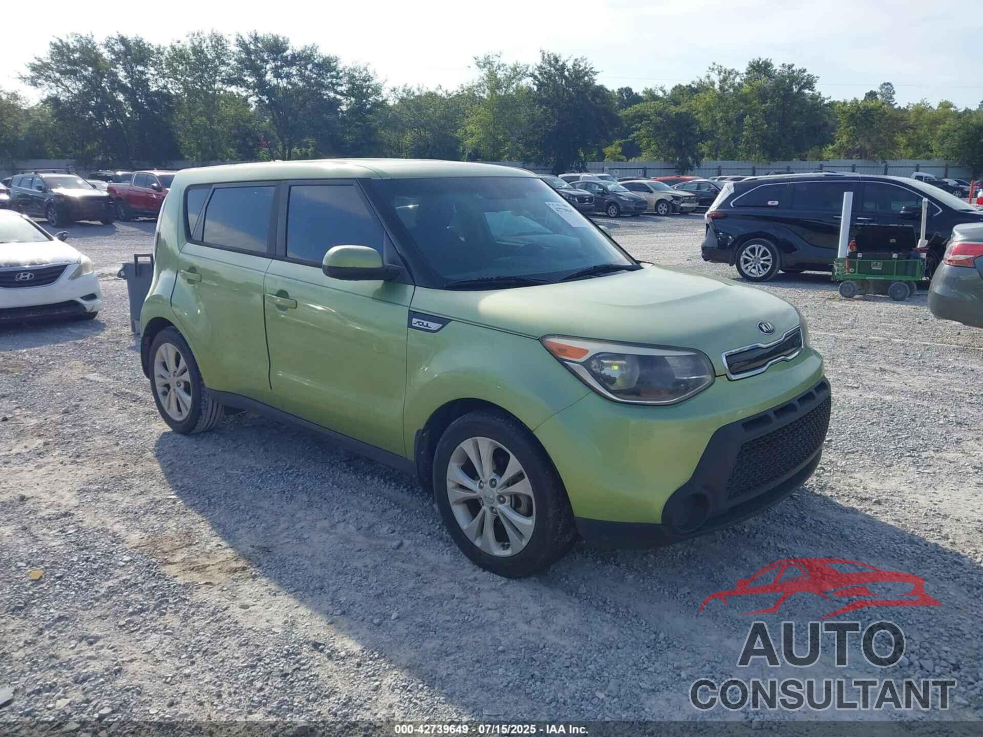KIA SOUL 2015 - KNDJP3A54F7812297
