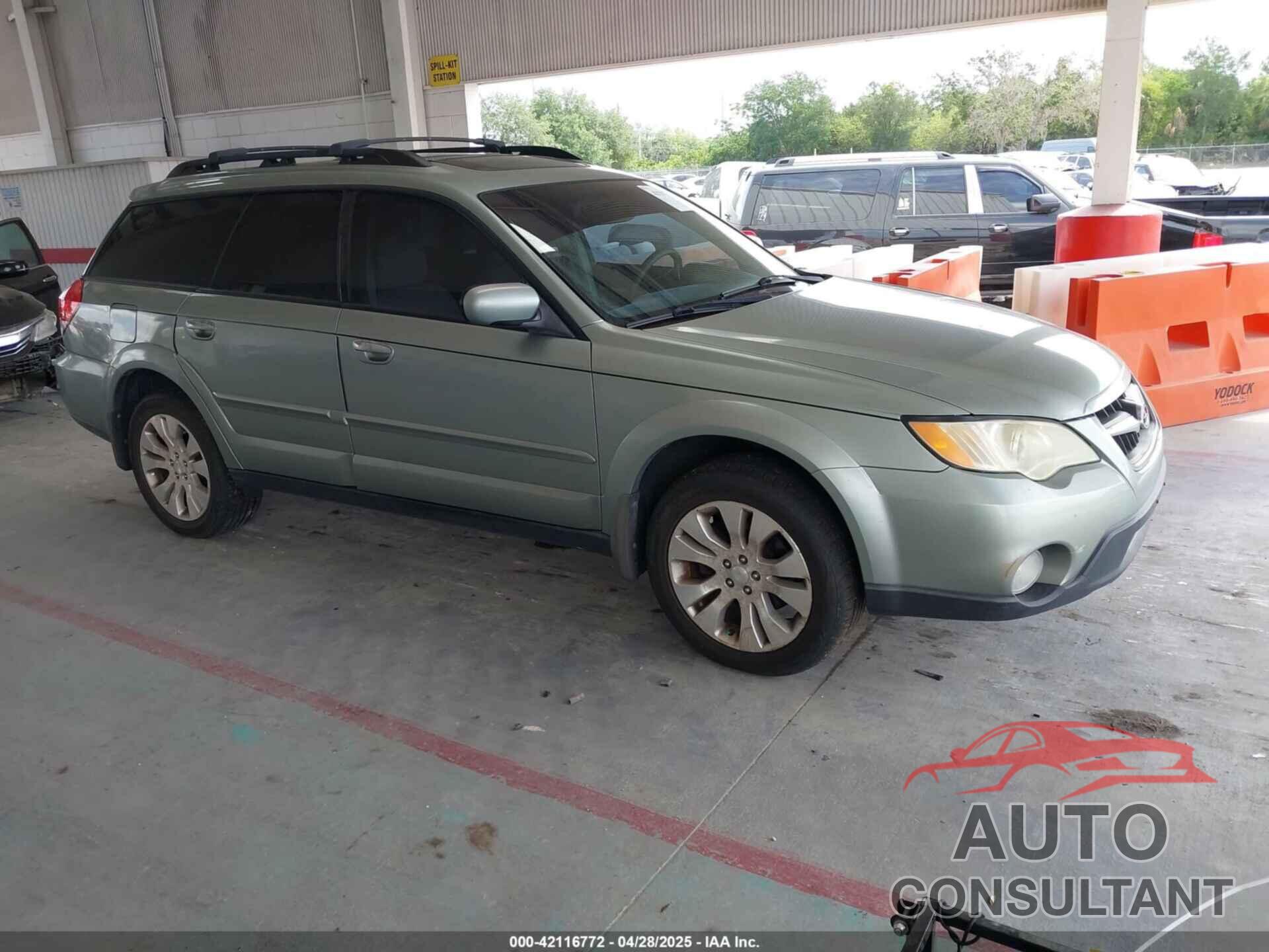 SUBARU OUTBACK 2009 - 4S4BP66C797316617