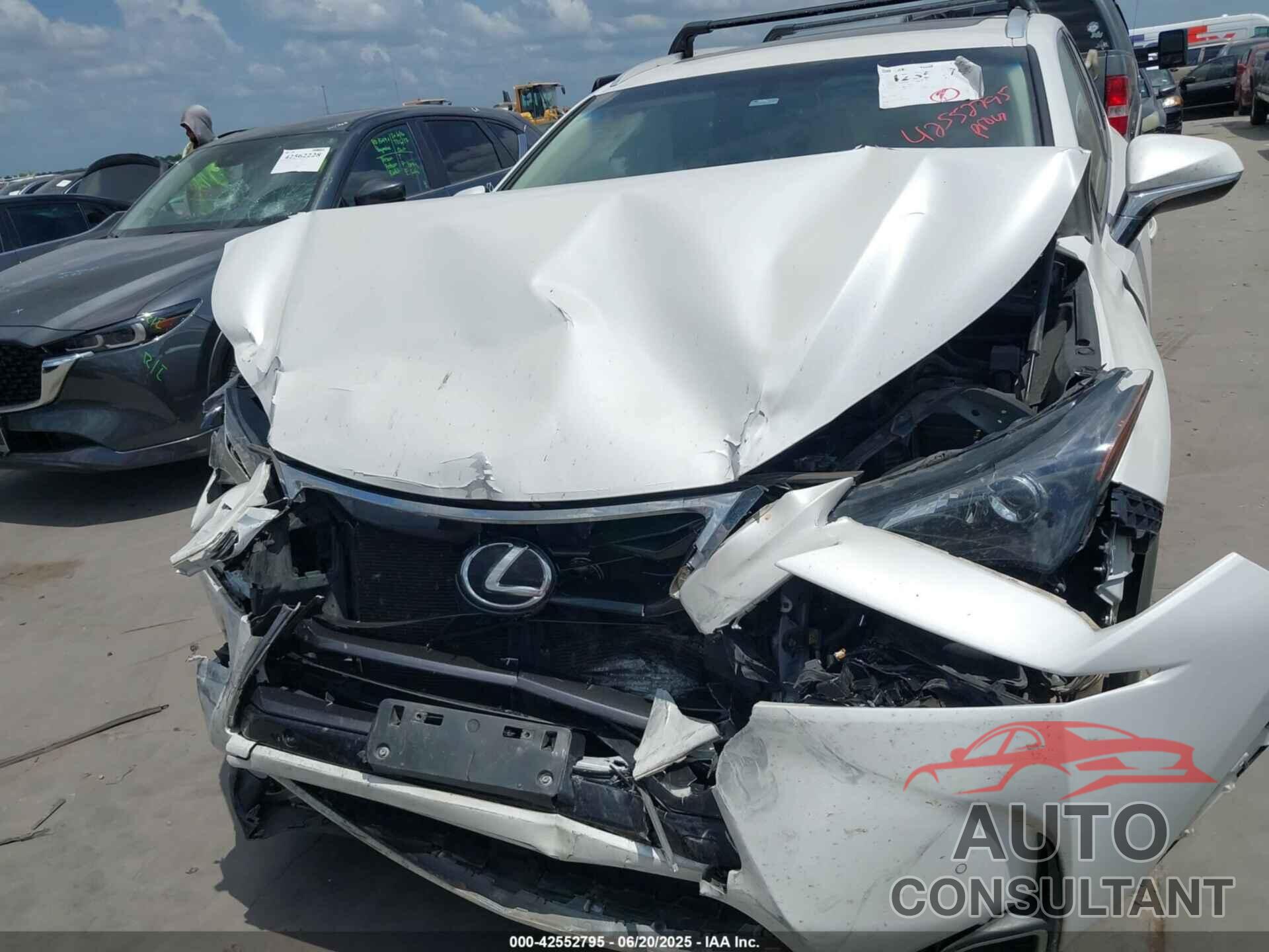 LEXUS NX 200T 2017 - JTJYARBZ5H2055170
