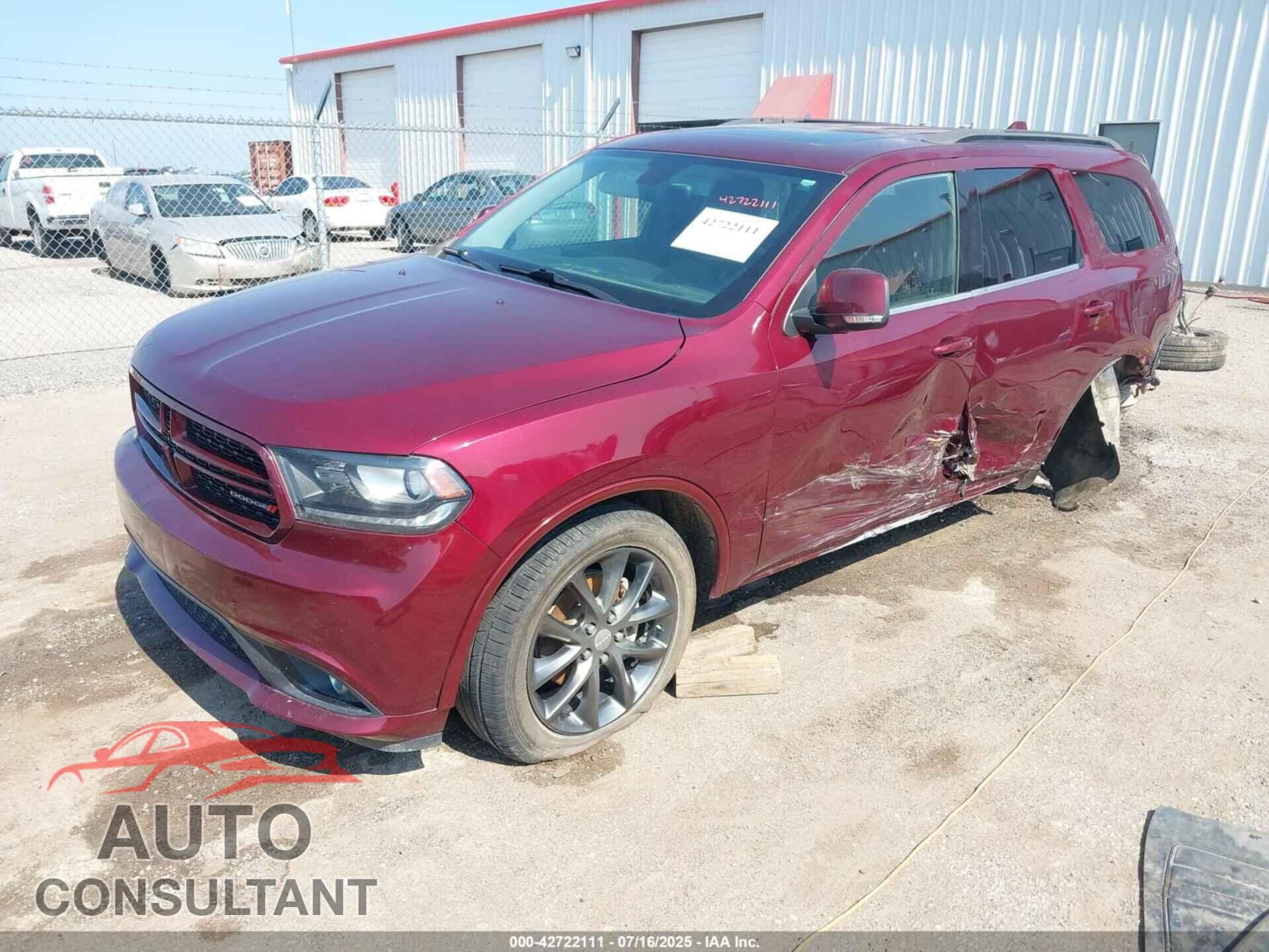 DODGE DURANGO 2017 - 1C4RDJDG2HC648121
