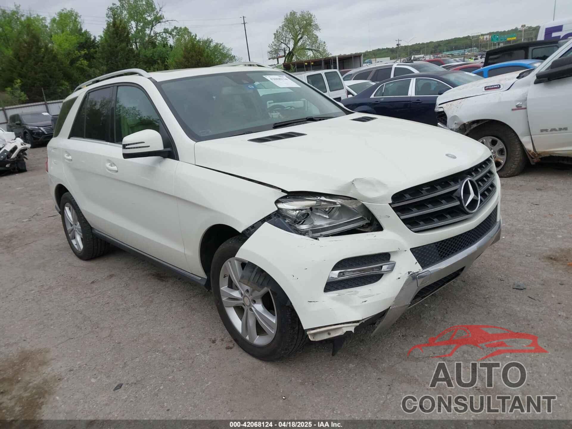 MERCEDES-BENZ ML 350 2013 - 4JGDA5HB9DA105195