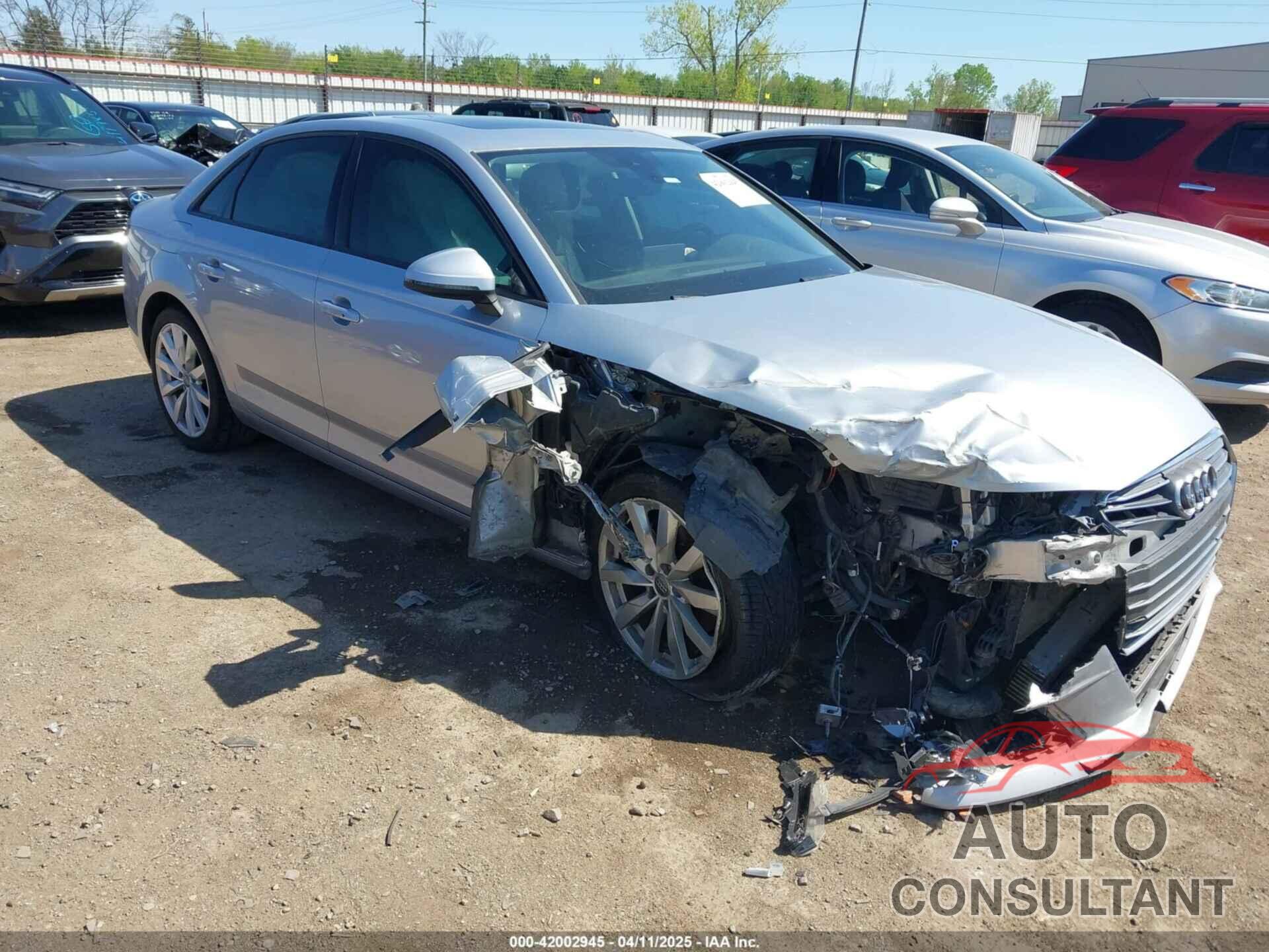 AUDI A4 2017 - WAUGMAF46HN045572