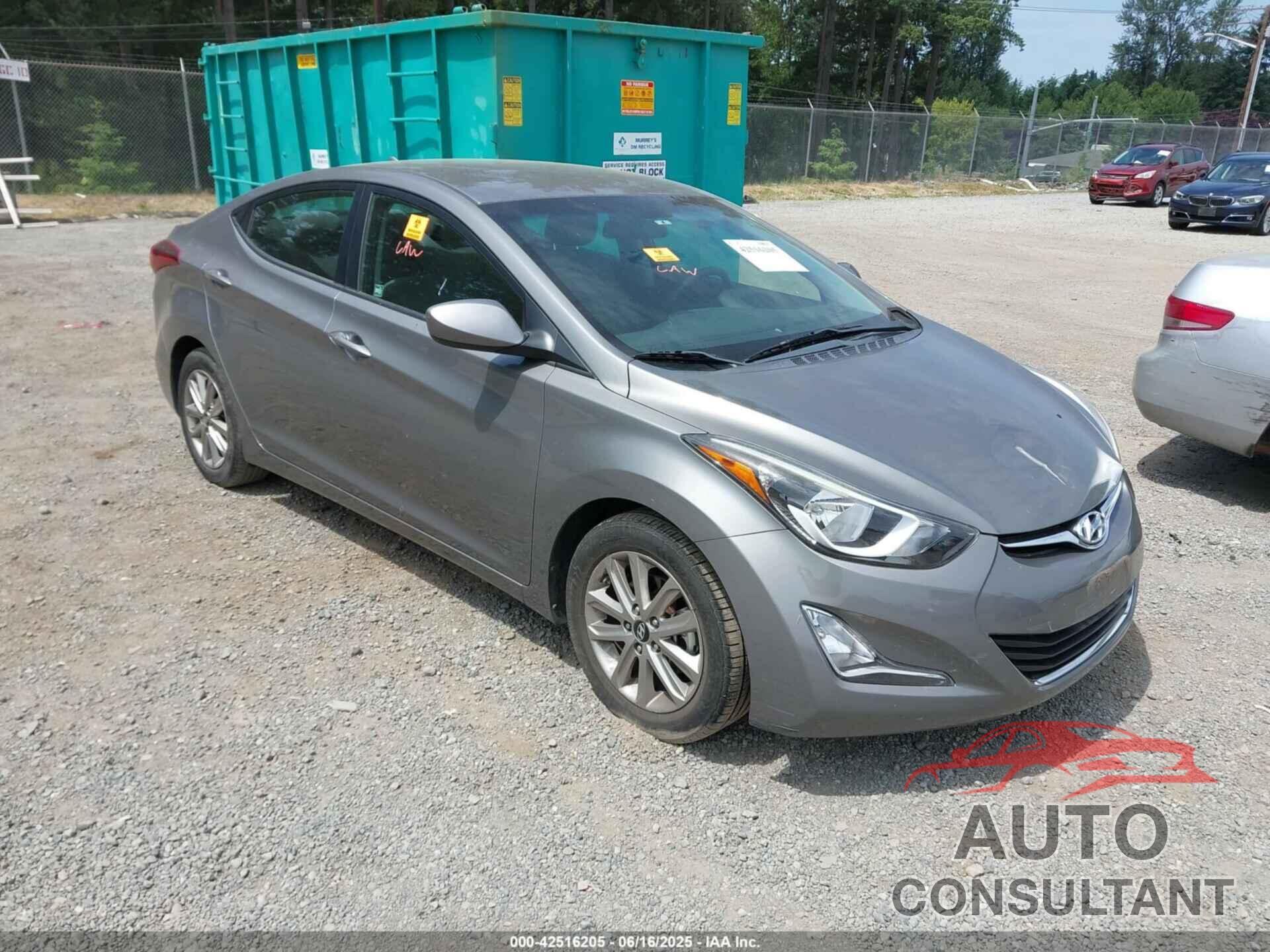 HYUNDAI ELANTRA 2014 - 5NPDH4AE5EH484334