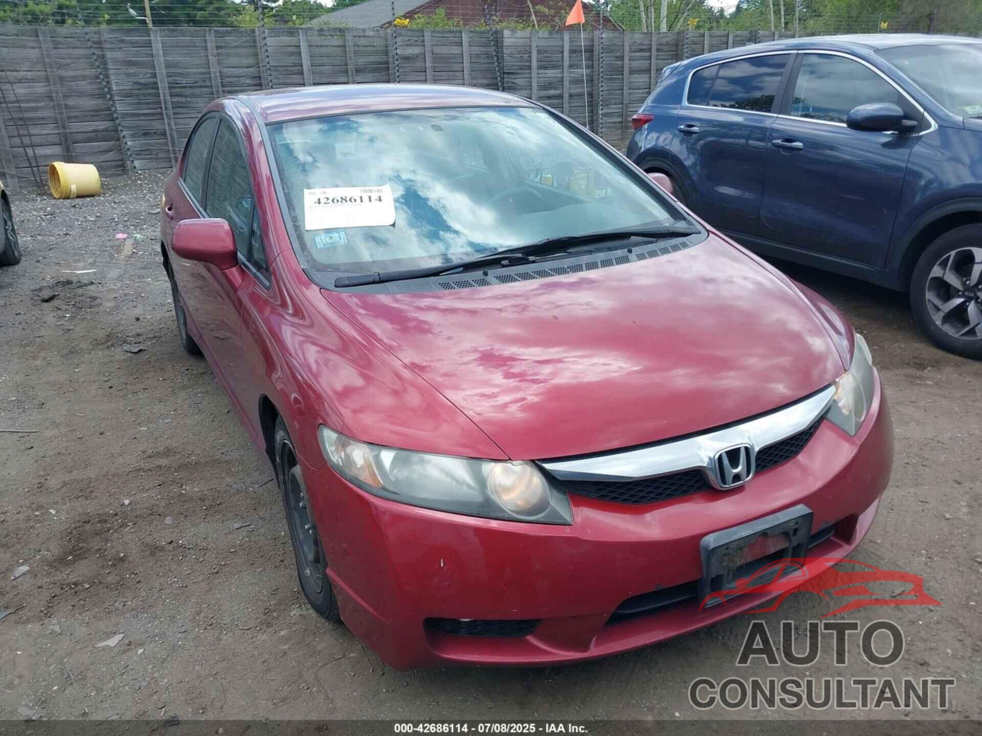 HONDA CIVIC 2011 - 2HGFA1F56BH548214